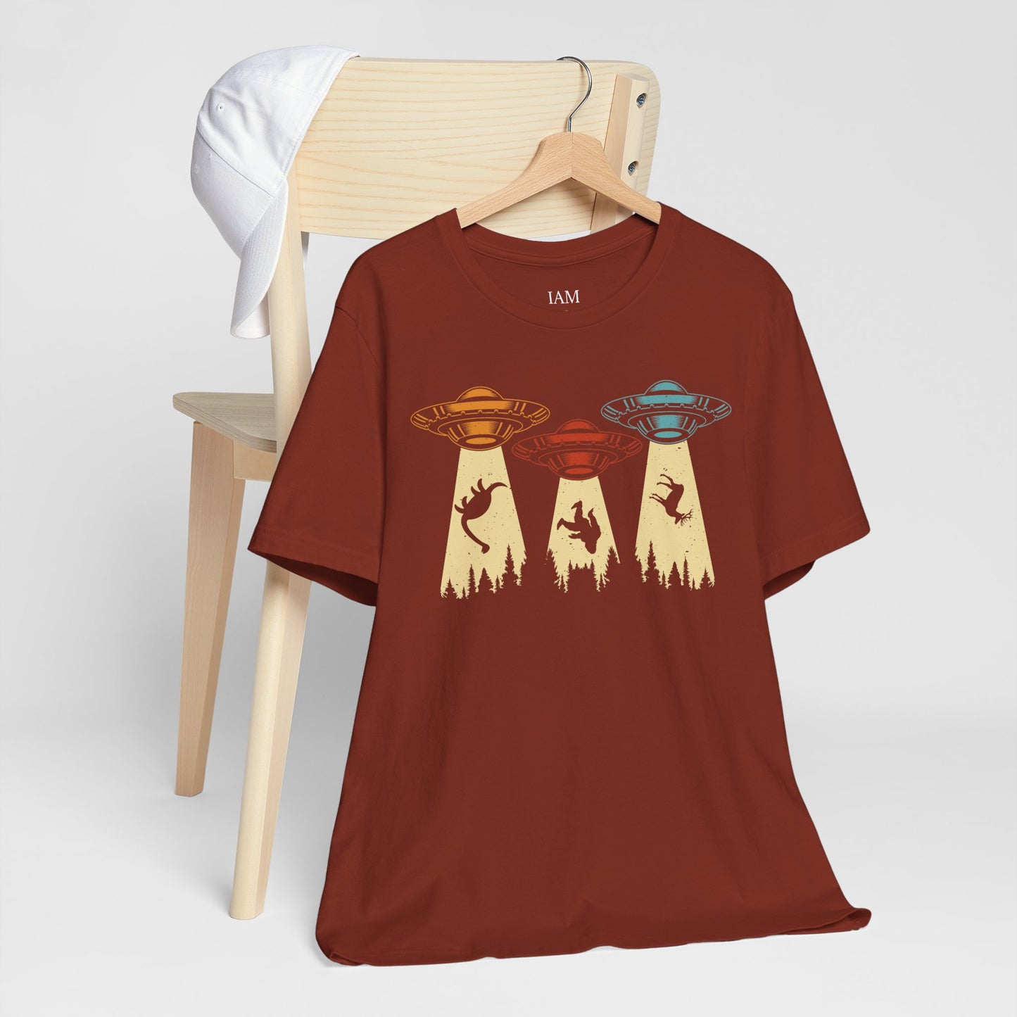 Beam Me Up - UFOs - Multi-Colors Unisex T-Shirt