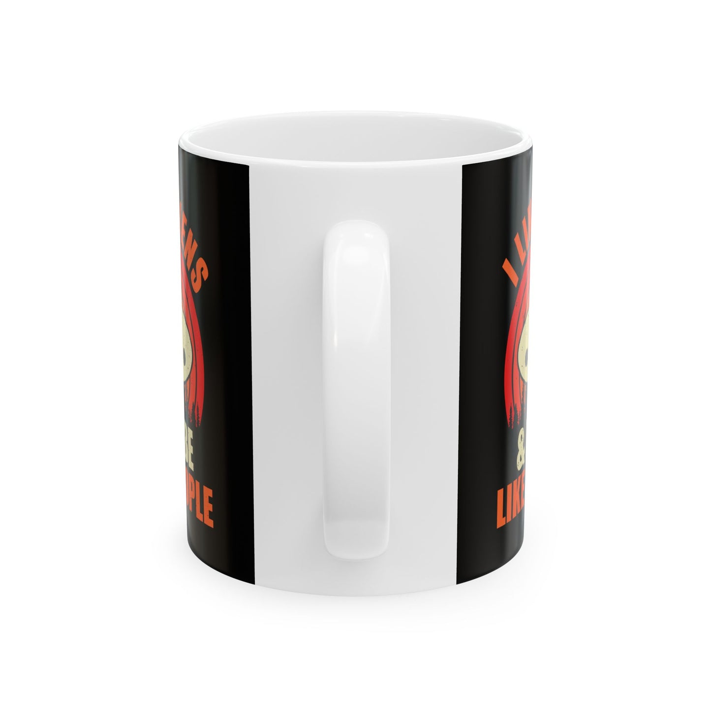 I Prefer Aliens - Black Ceramic Mug, (11oz, 15oz)