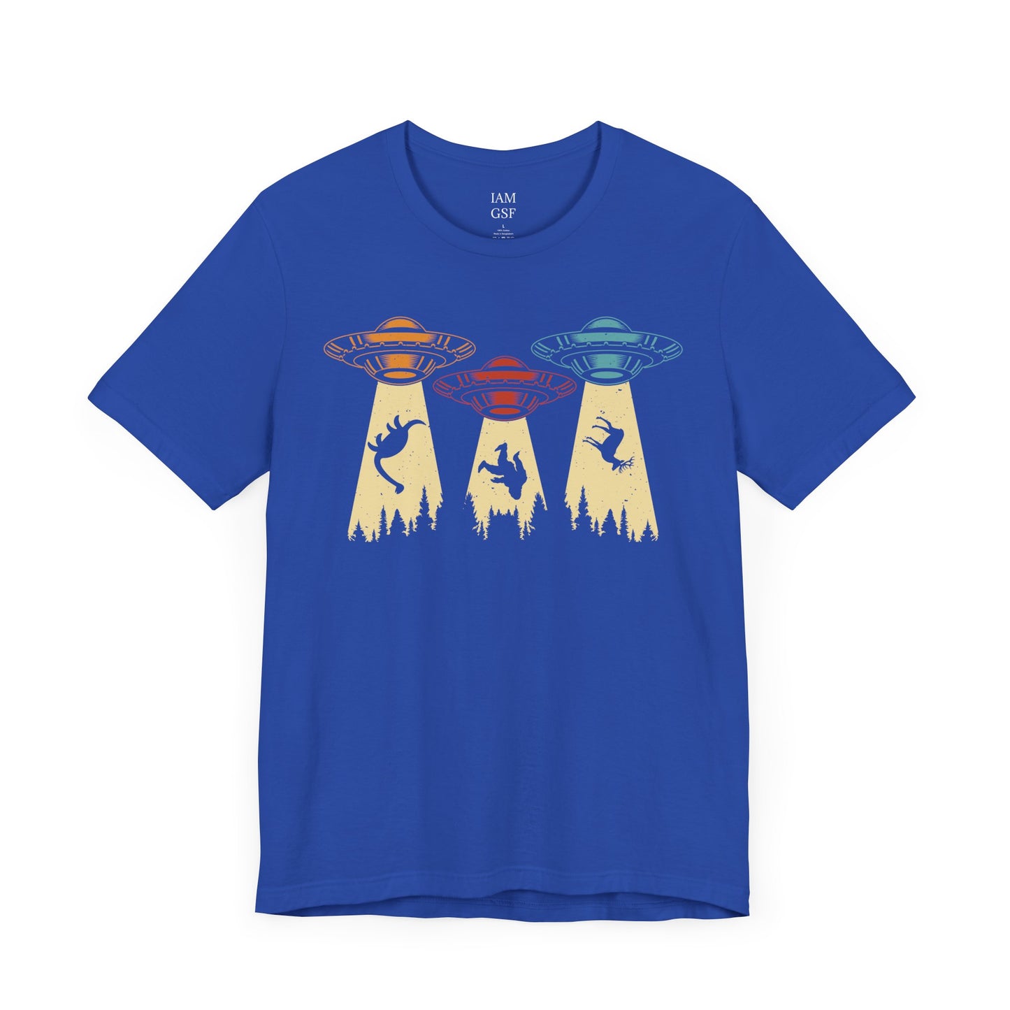 Beam Me Up - UFOs - Multi-Colors Unisex T-Shirt