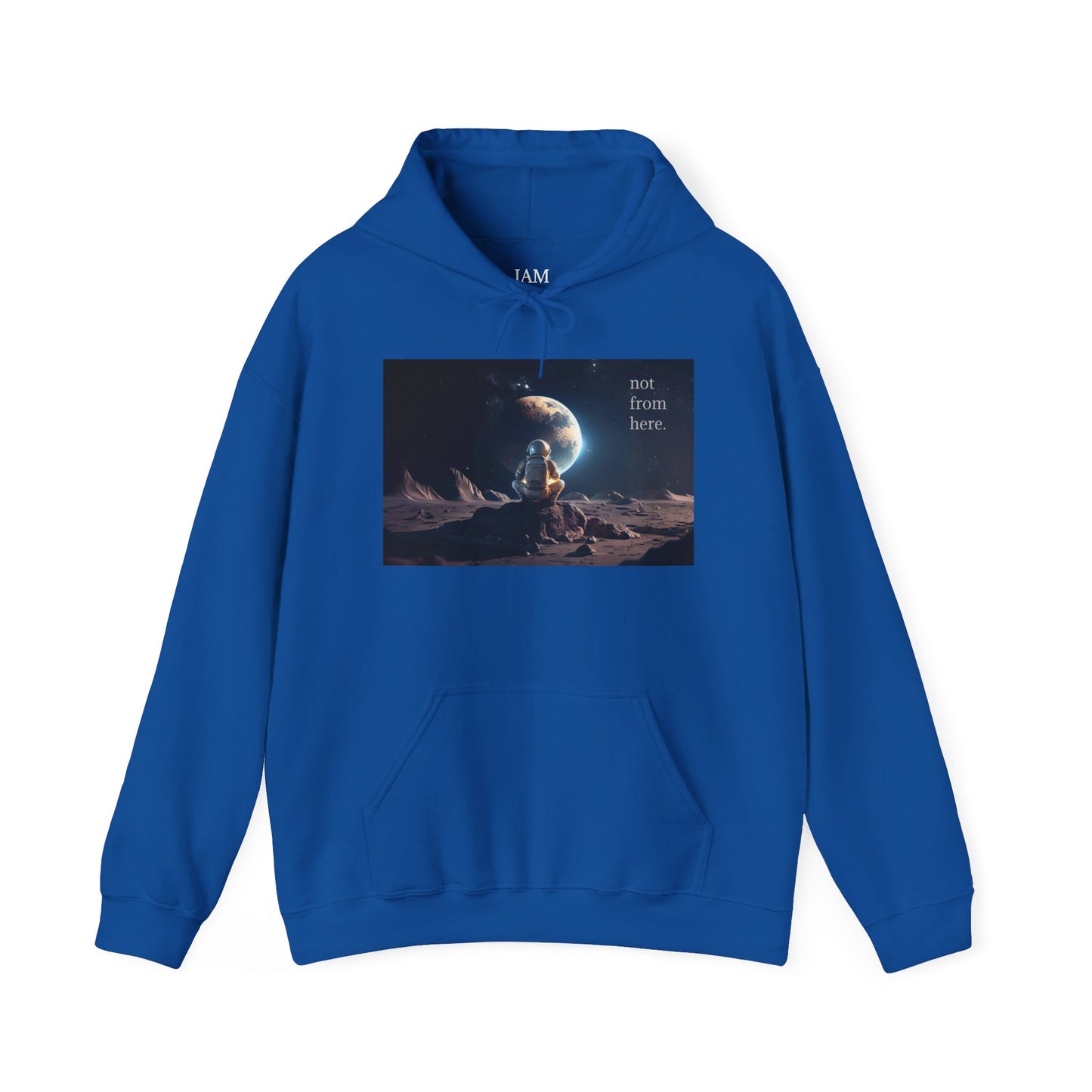 Astronaut Gazing - "Not From Here" - Multi-Colors Unisex Hoodie