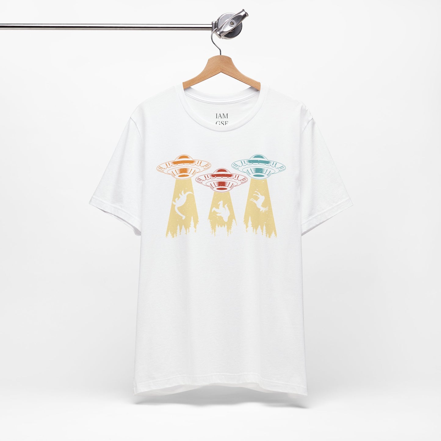 Beam Me Up - UFOs - Multi-Colors Unisex T-Shirt