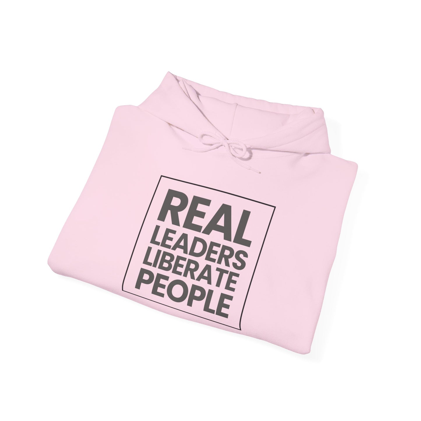 Real Leaders Liberate People - SQUARE - Gildon Unisex Hoodie