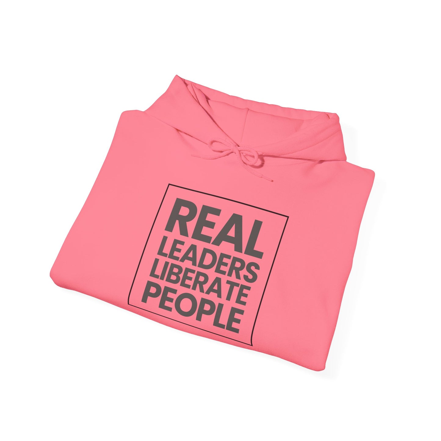 Real Leaders Liberate People - SQUARE - Gildon Unisex Hoodie