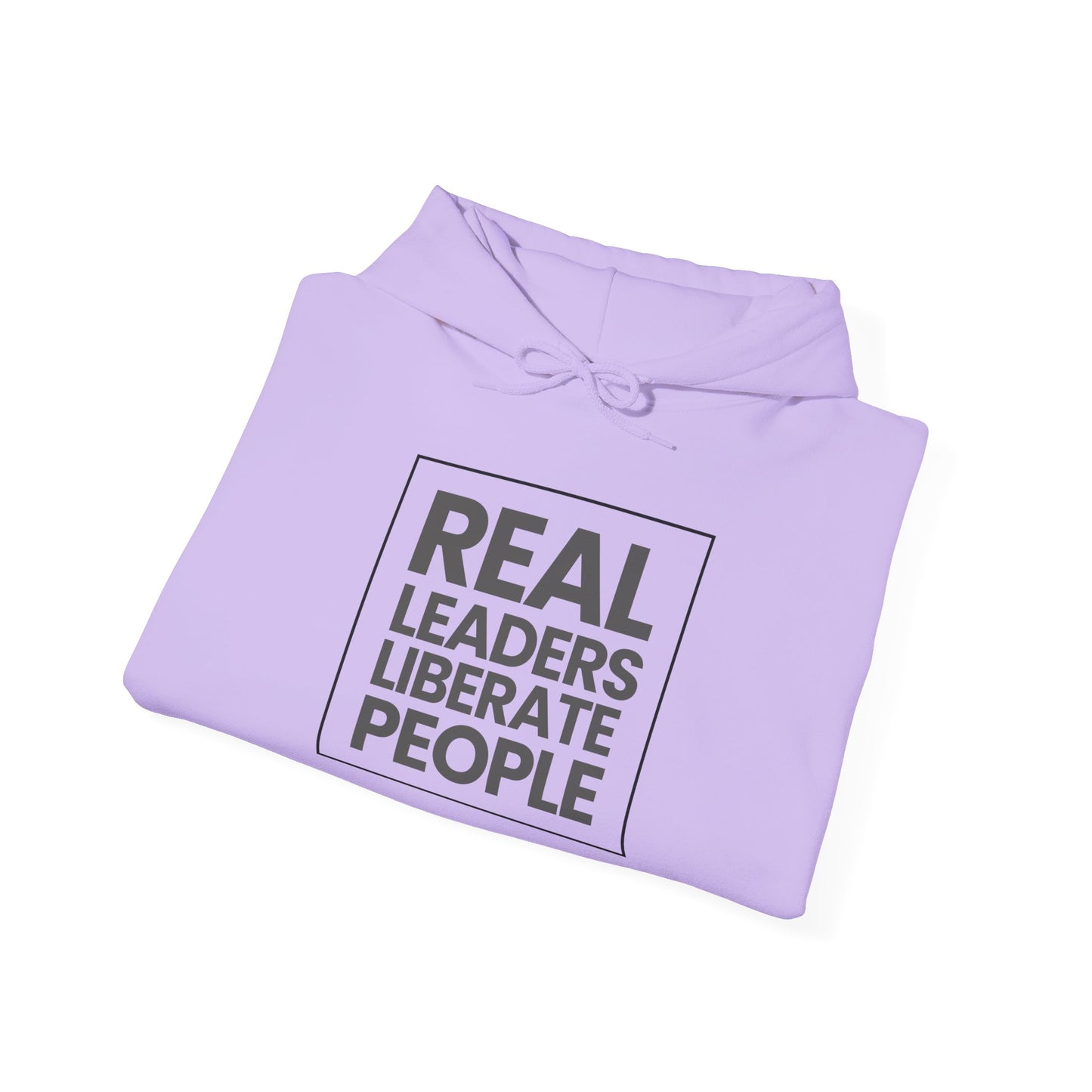 Real Leaders Liberate People - SQUARE - Gildon Unisex Hoodie