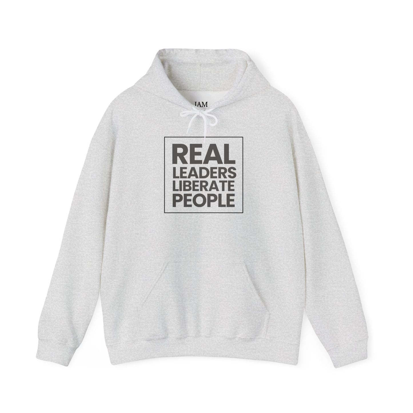 Real Leaders Liberate People - SQUARE - Gildon Unisex Hoodie