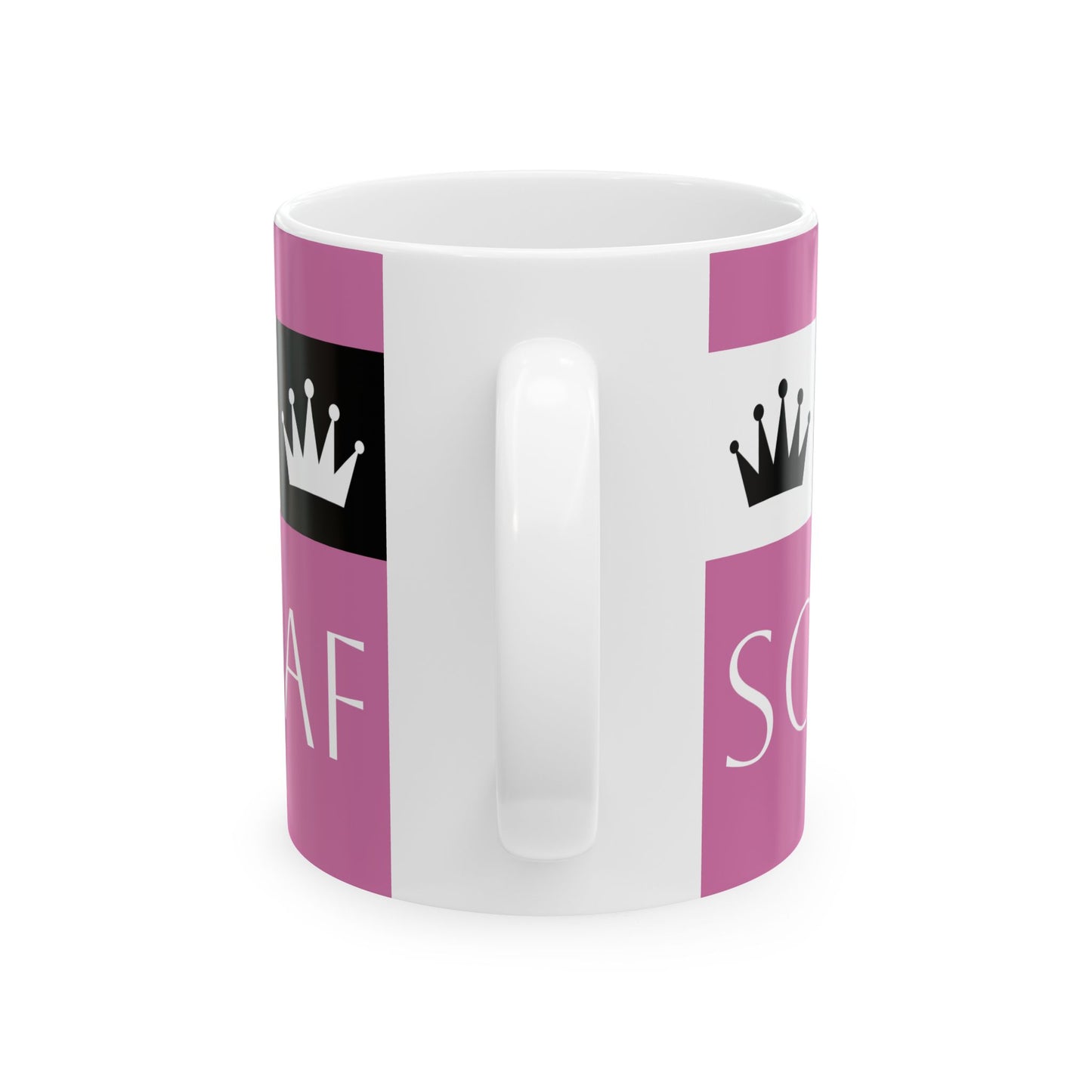 Sovereign AF - Pink Ceramic Mug, (11oz, 15oz)