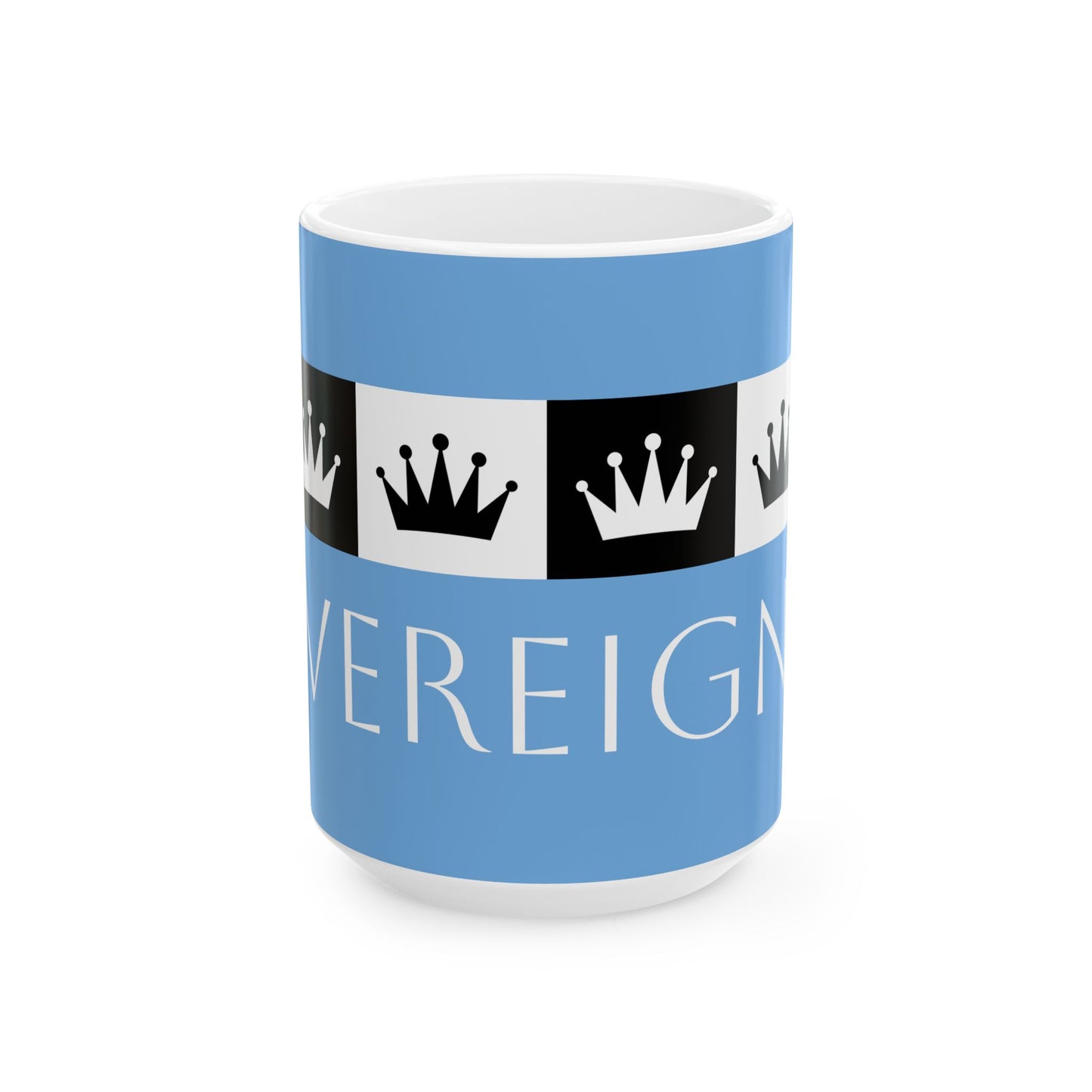 Sovereign AF - Light Blue Ceramic Mug, (11oz, 15oz)