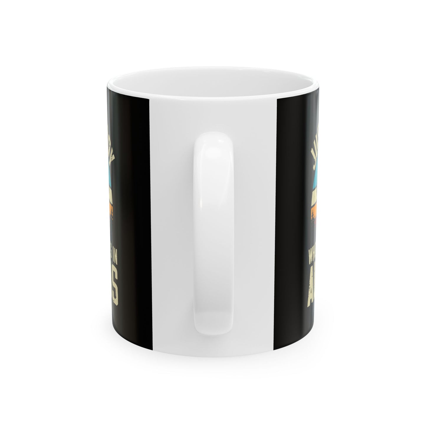 Just a Boy Who Believes in Aliens - Black Ceramic Mug, (11oz, 15oz)