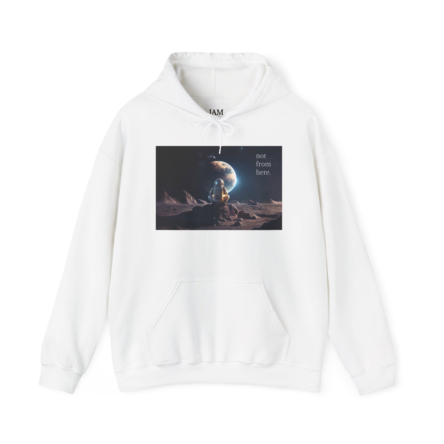 Astronaut Gazing - "Not From Here" - Multi-Colors Unisex Hoodie