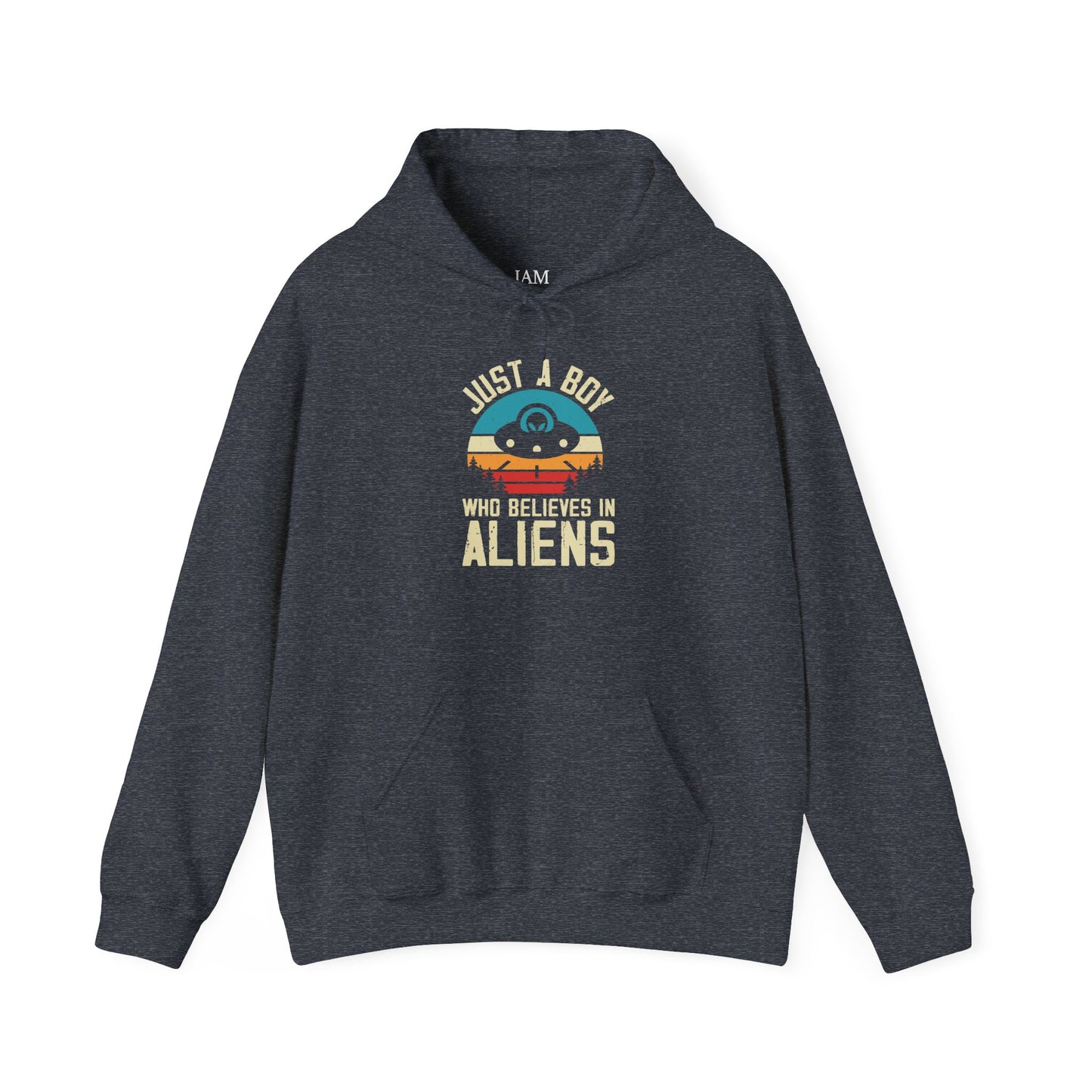 Just a Boy Who Believes in Aliens - Multi-Colors Unisex Hoodie