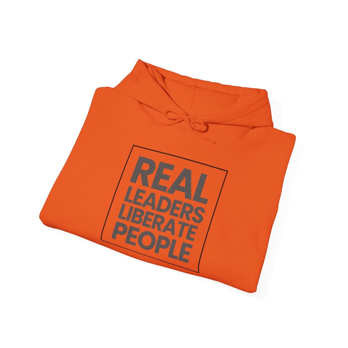 Real Leaders Liberate People - SQUARE - Gildon Unisex Hoodie