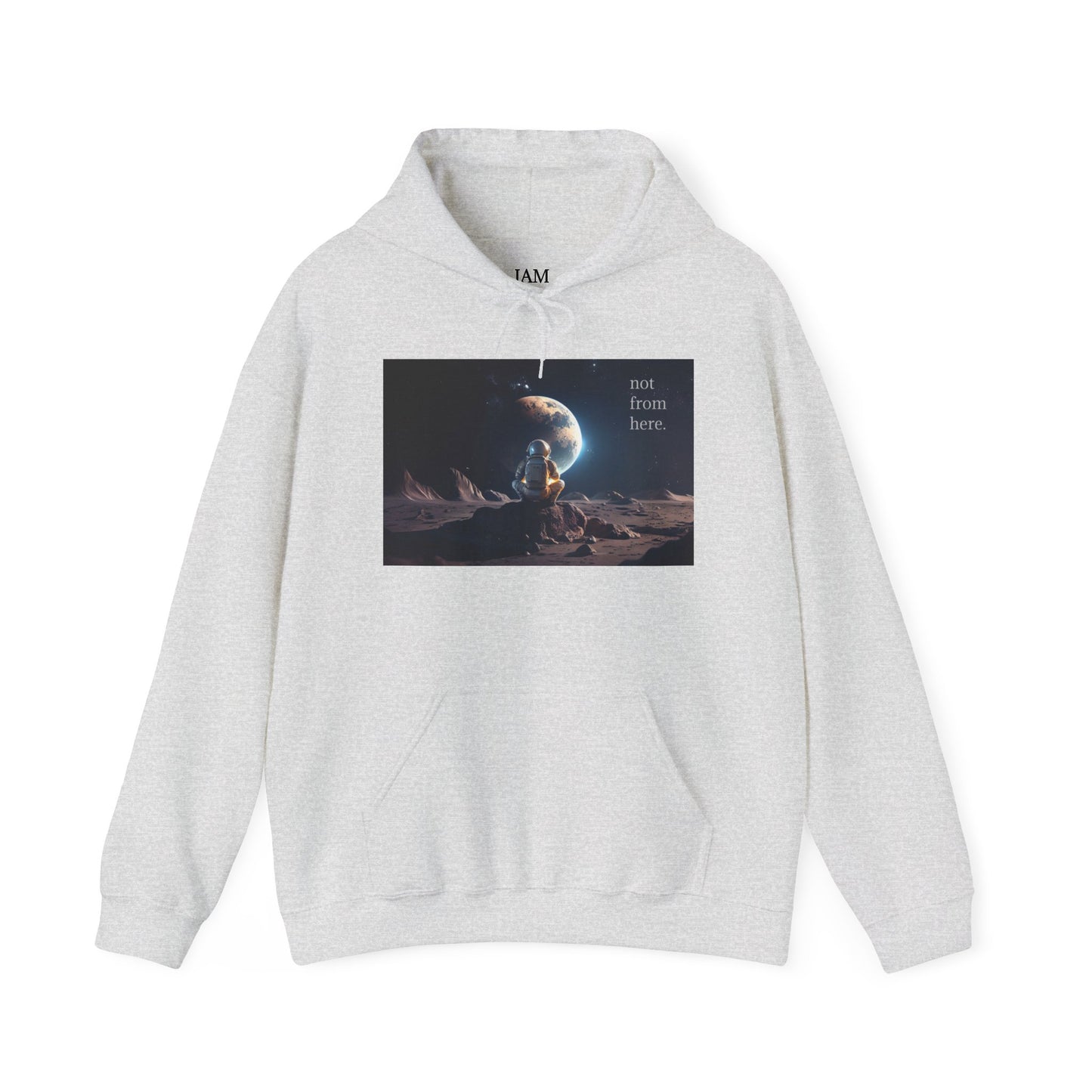 Astronaut Gazing - "Not From Here" - Multi-Colors Unisex Hoodie