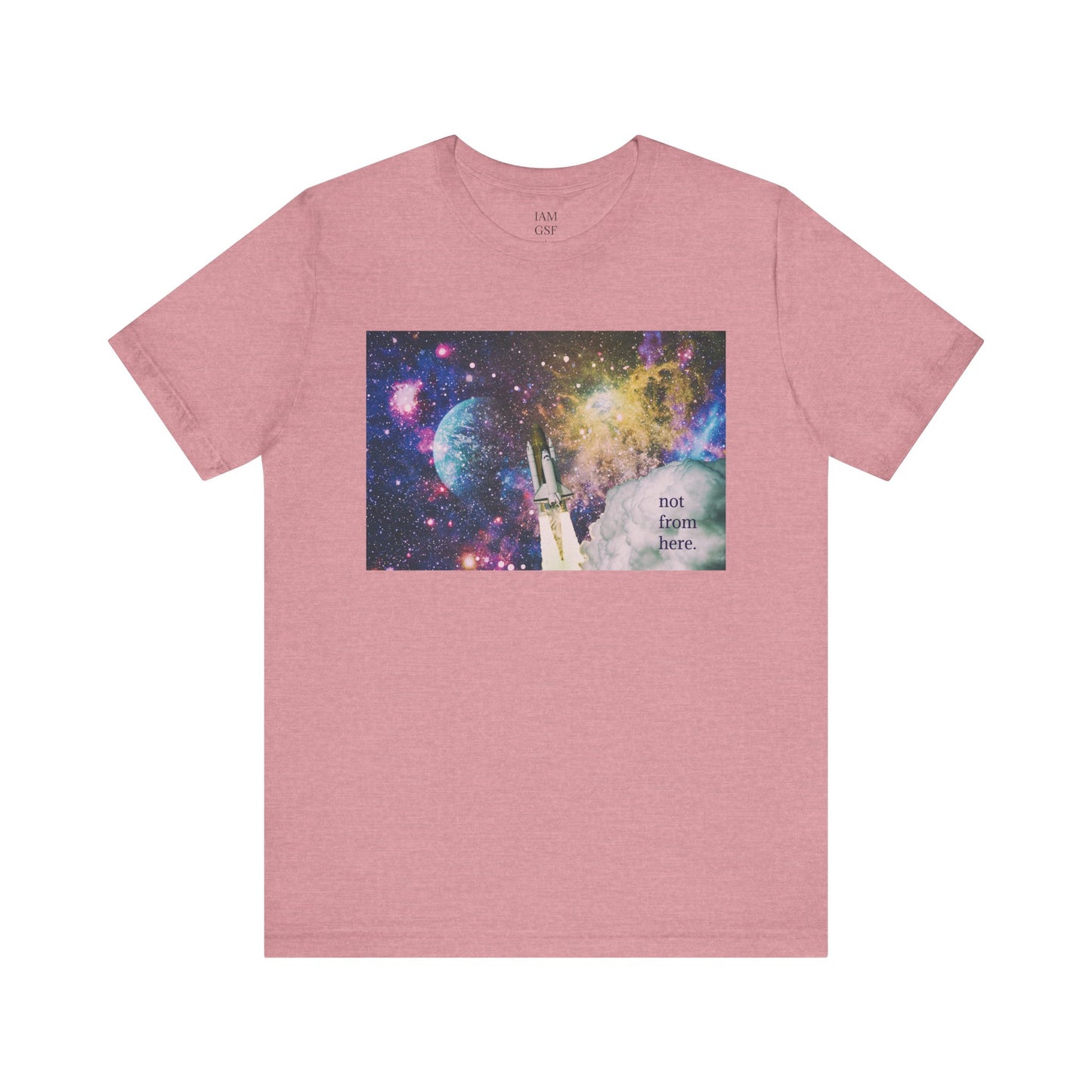 Psychedelic Rocket - "Not From Here" - Multi-Colors Unisex T-Shirt