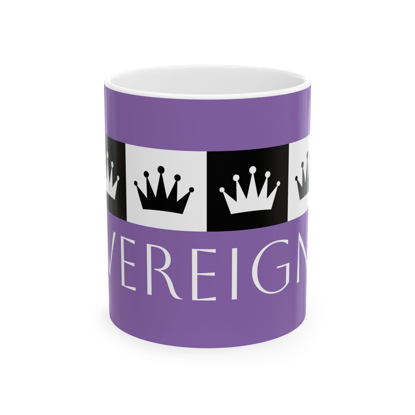 Sovereign AF - Purple Ceramic Mug, (11oz, 15oz)