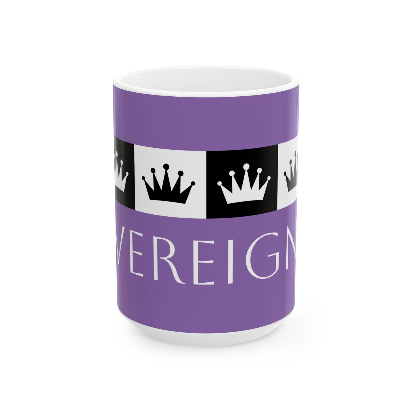 Sovereign AF - Purple Ceramic Mug, (11oz, 15oz)
