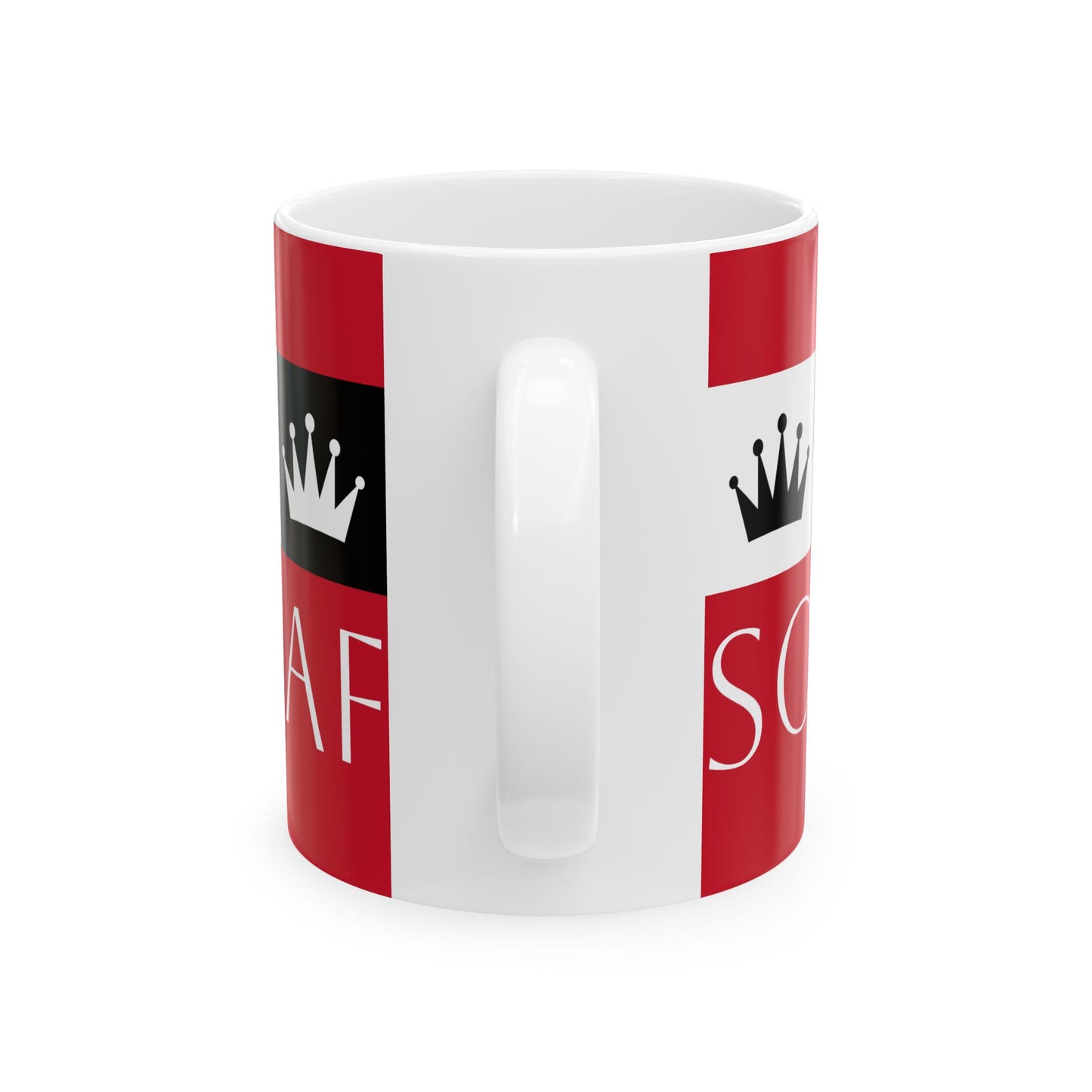 Sovereign AF - Red Ceramic Mug, (11oz, 15oz)