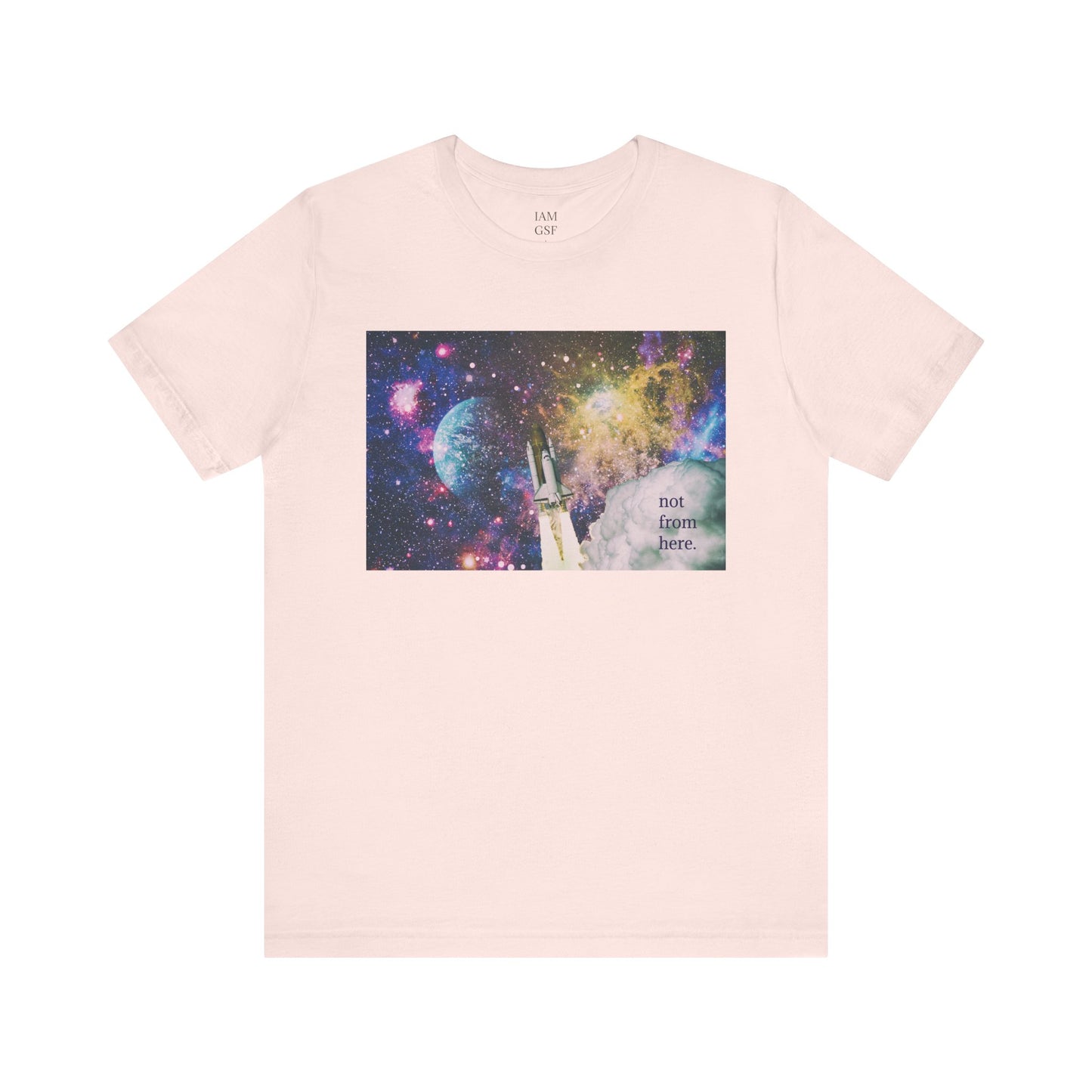 Psychedelic Rocket - "Not From Here" - Multi-Colors Unisex T-Shirt