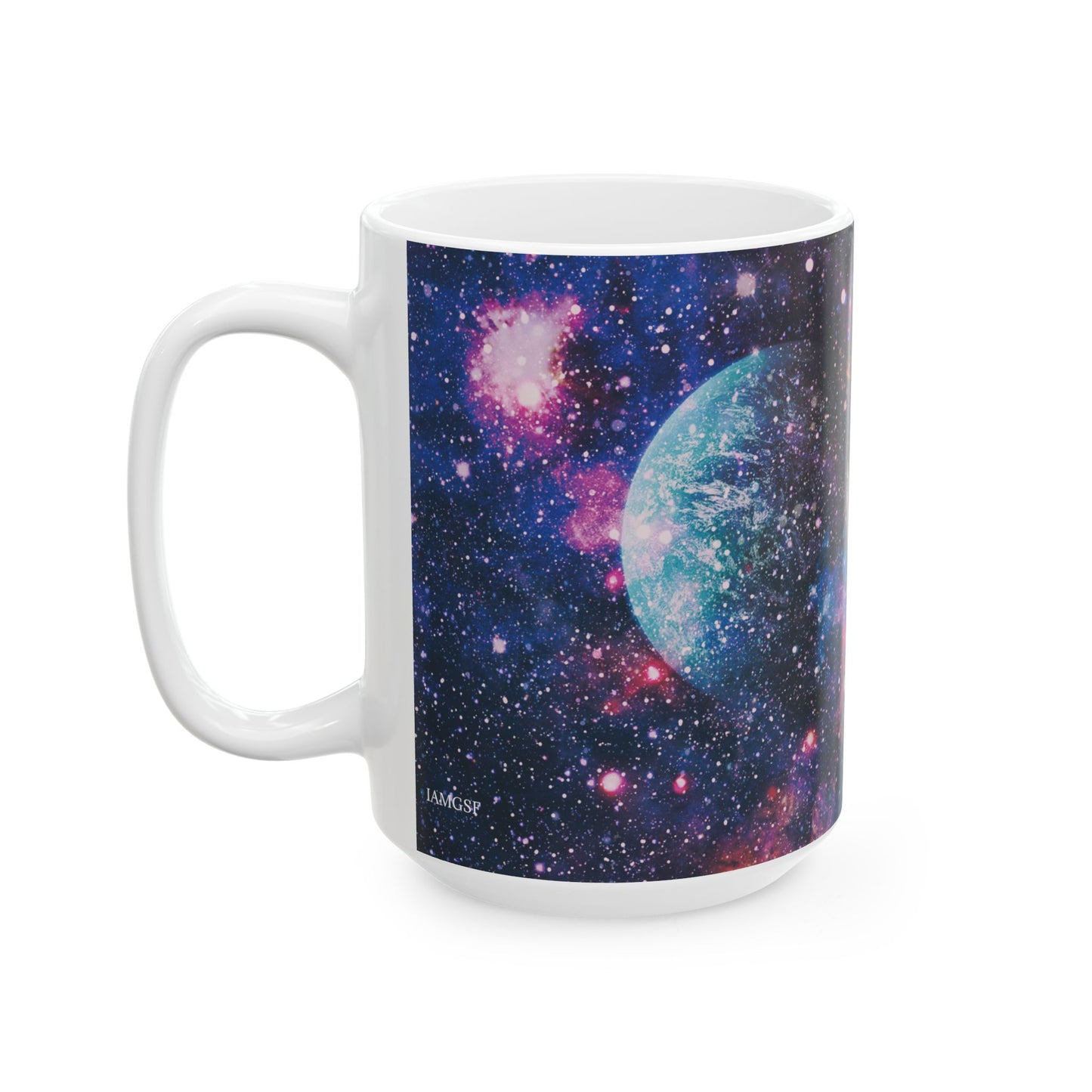 Psychedelic Rocket - "Not From Here" - Ceramic Mug, (11oz, 15oz)