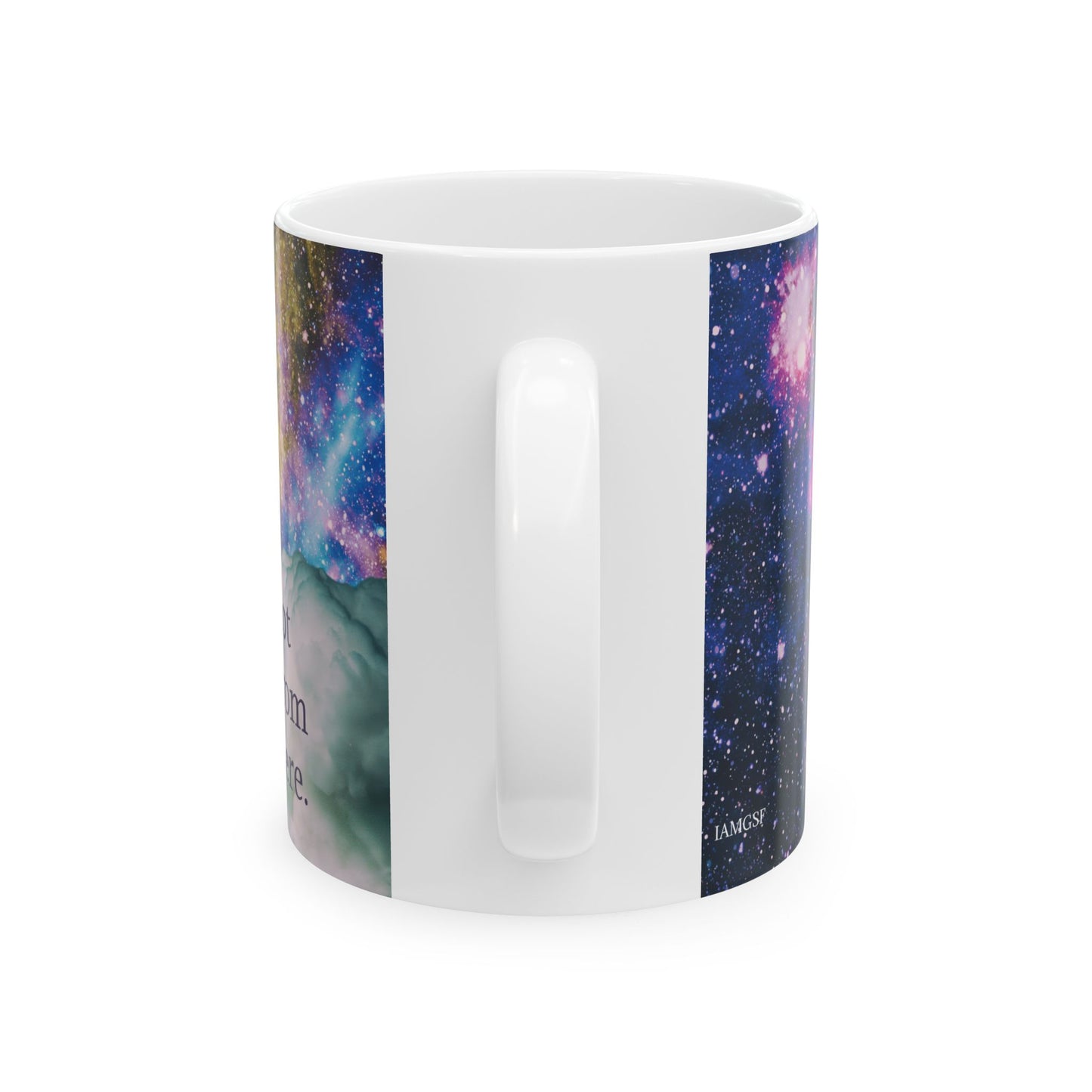 Psychedelic Rocket - "Not From Here" - Ceramic Mug, (11oz, 15oz)