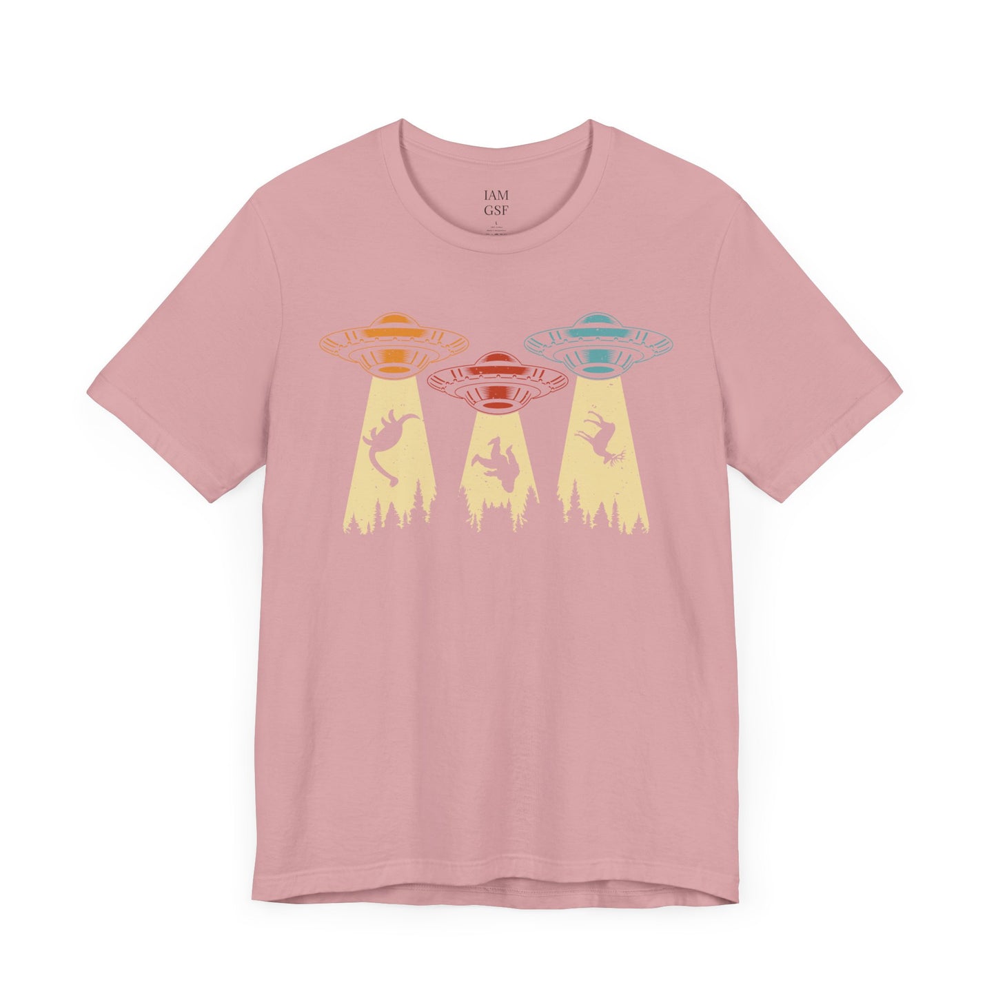 Beam Me Up - UFOs - Multi-Colors Unisex T-Shirt