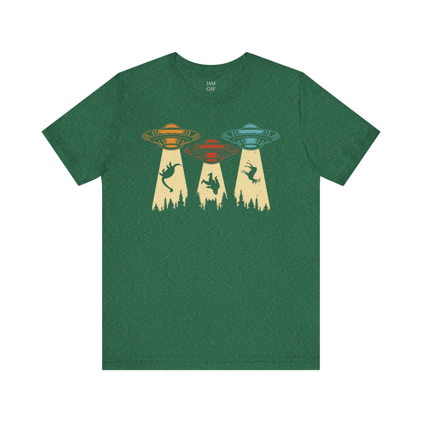 Beam Me Up - UFOs - Multi-Colors Unisex T-Shirt