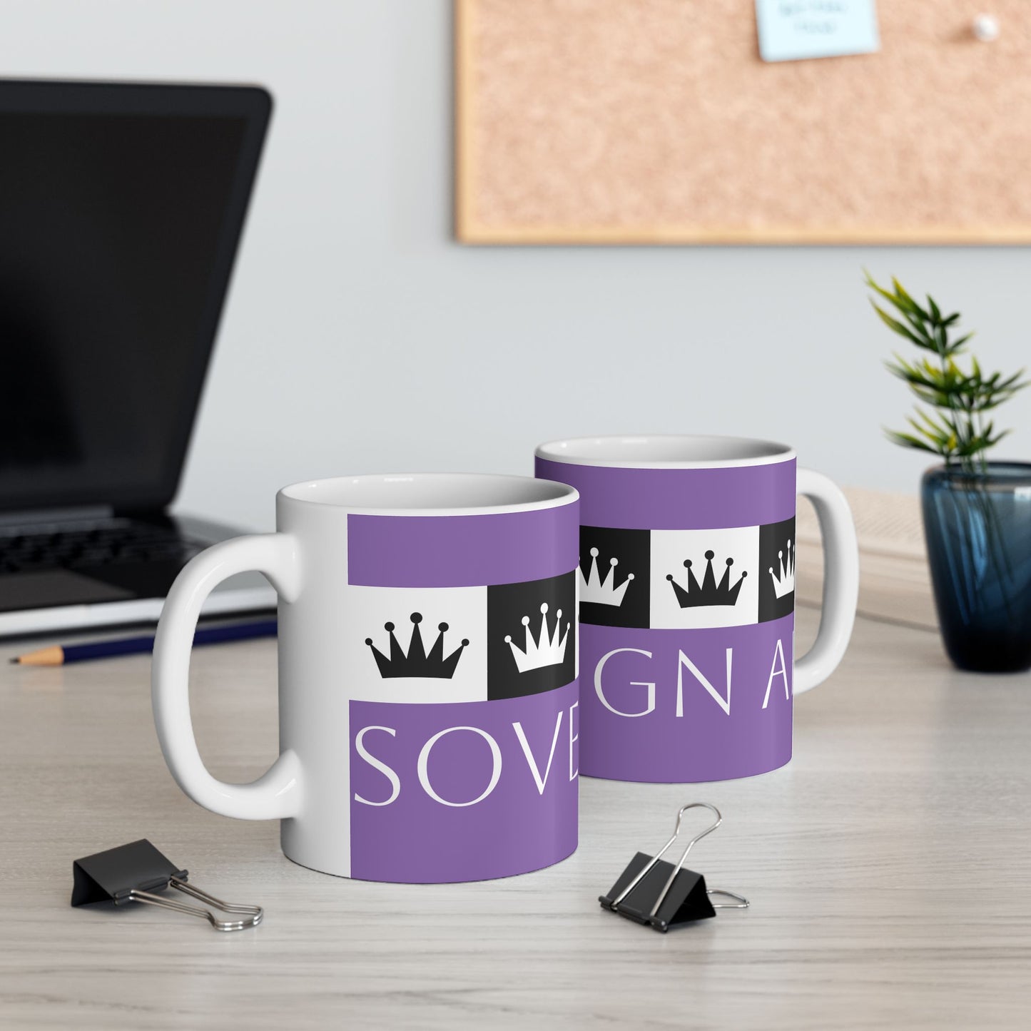 Sovereign AF - Purple Ceramic Mug, (11oz, 15oz)