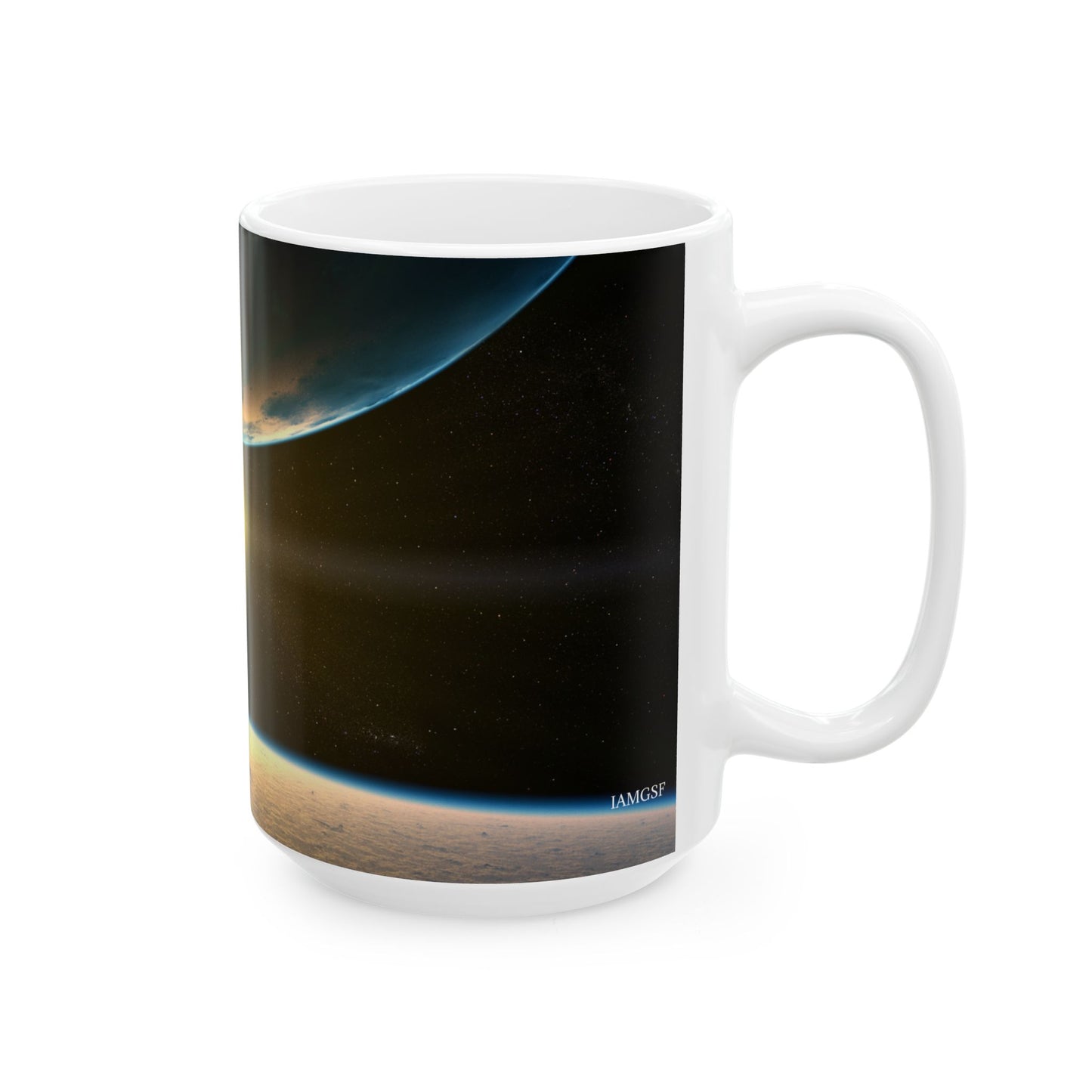 Outer Space - "Not From Here" - Ceramic Mug, (11oz, 15oz)