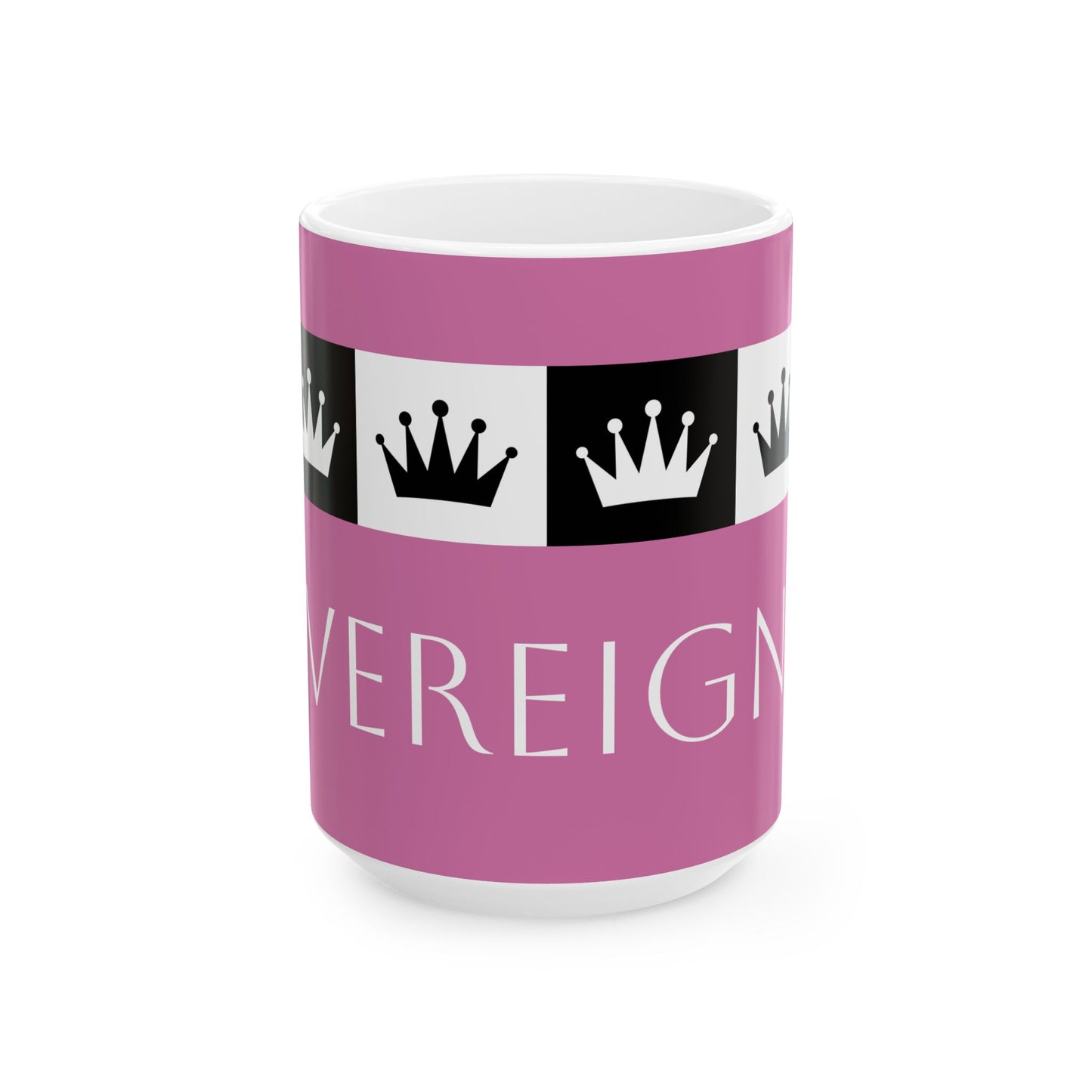 Sovereign AF - Pink Ceramic Mug, (11oz, 15oz)