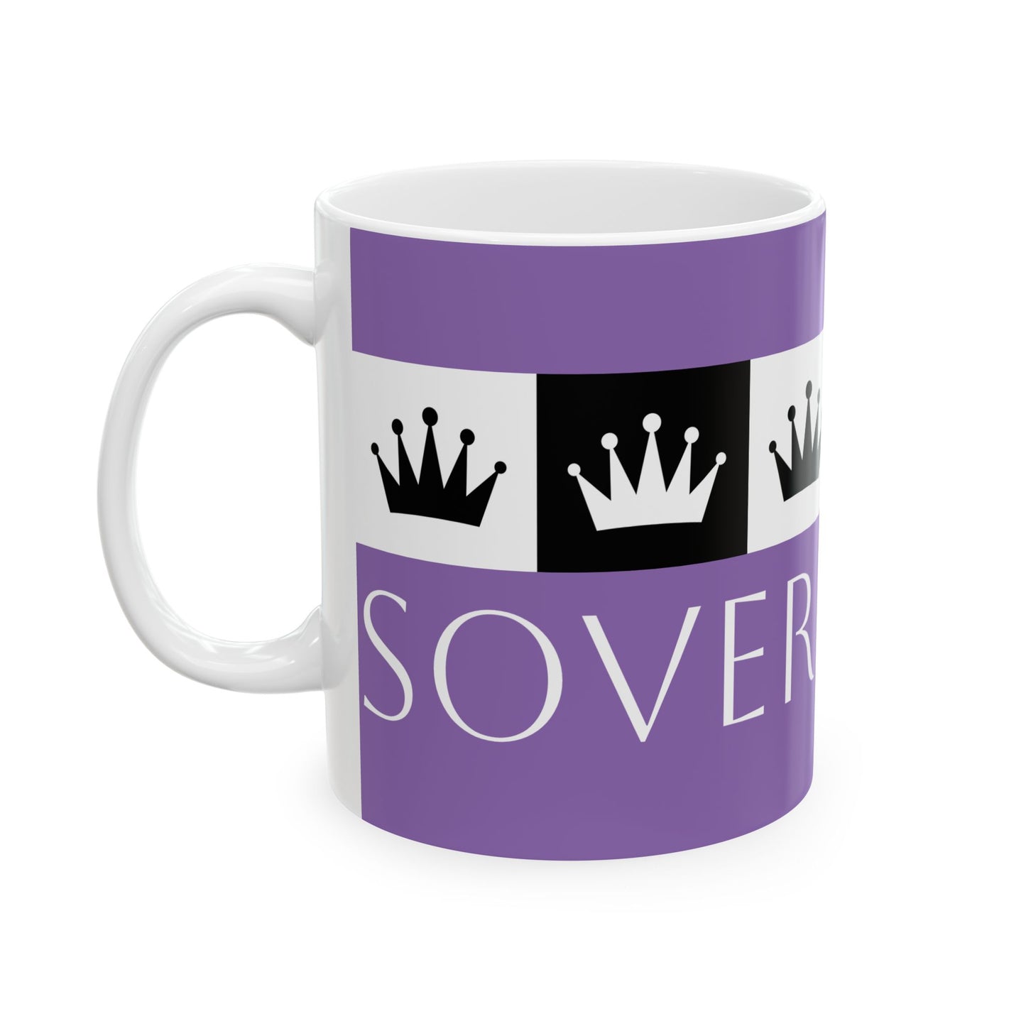 Sovereign AF - Purple Ceramic Mug, (11oz, 15oz)