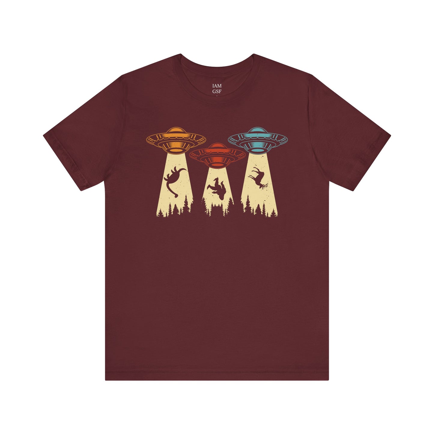 Beam Me Up - UFOs - Multi-Colors Unisex T-Shirt