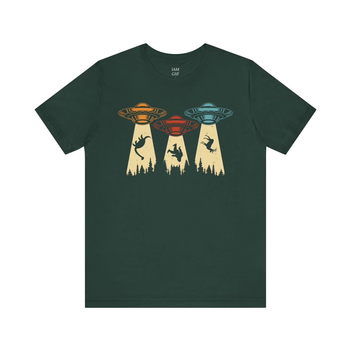 Beam Me Up - UFOs - Multi-Colors Unisex T-Shirt