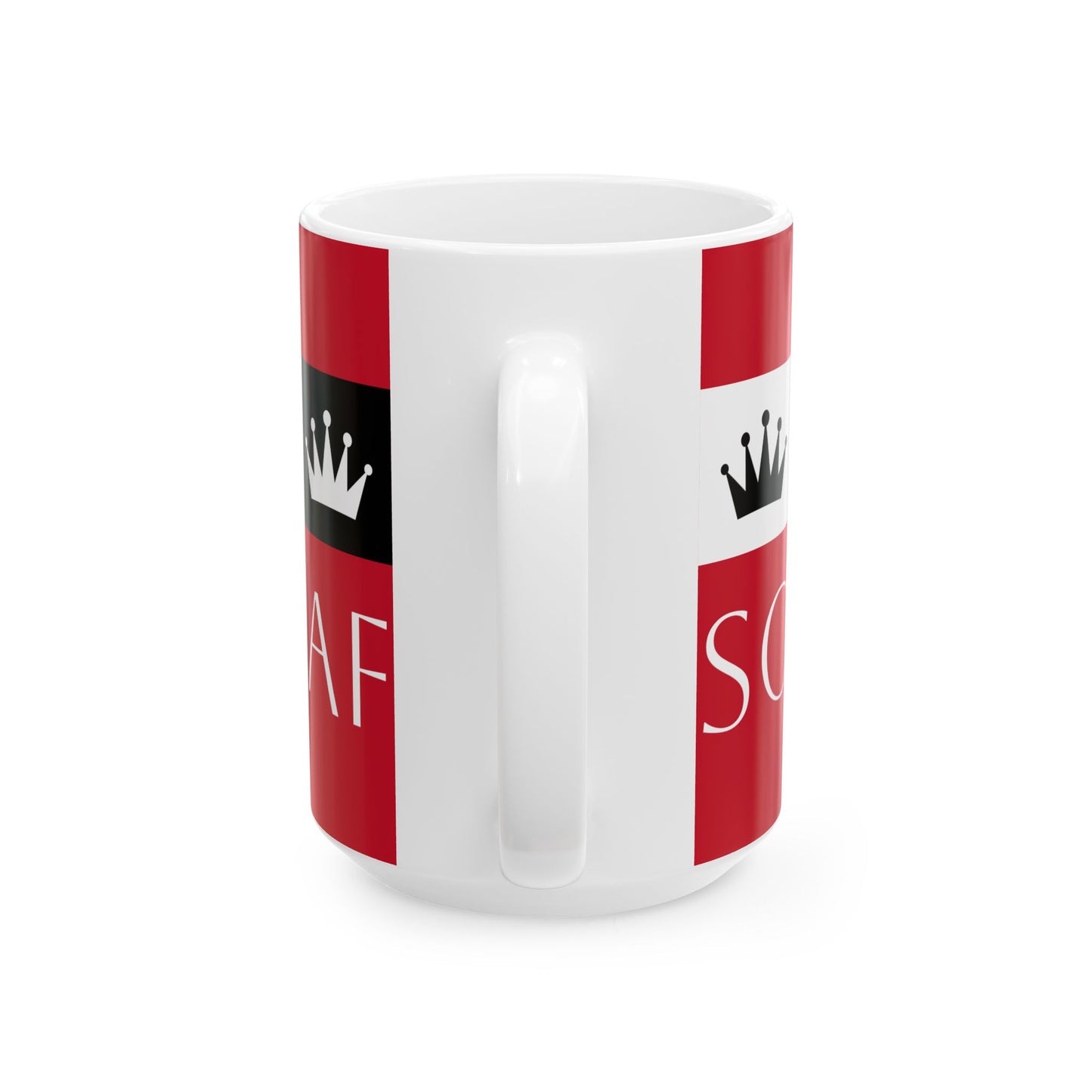 Sovereign AF - Red Ceramic Mug, (11oz, 15oz)