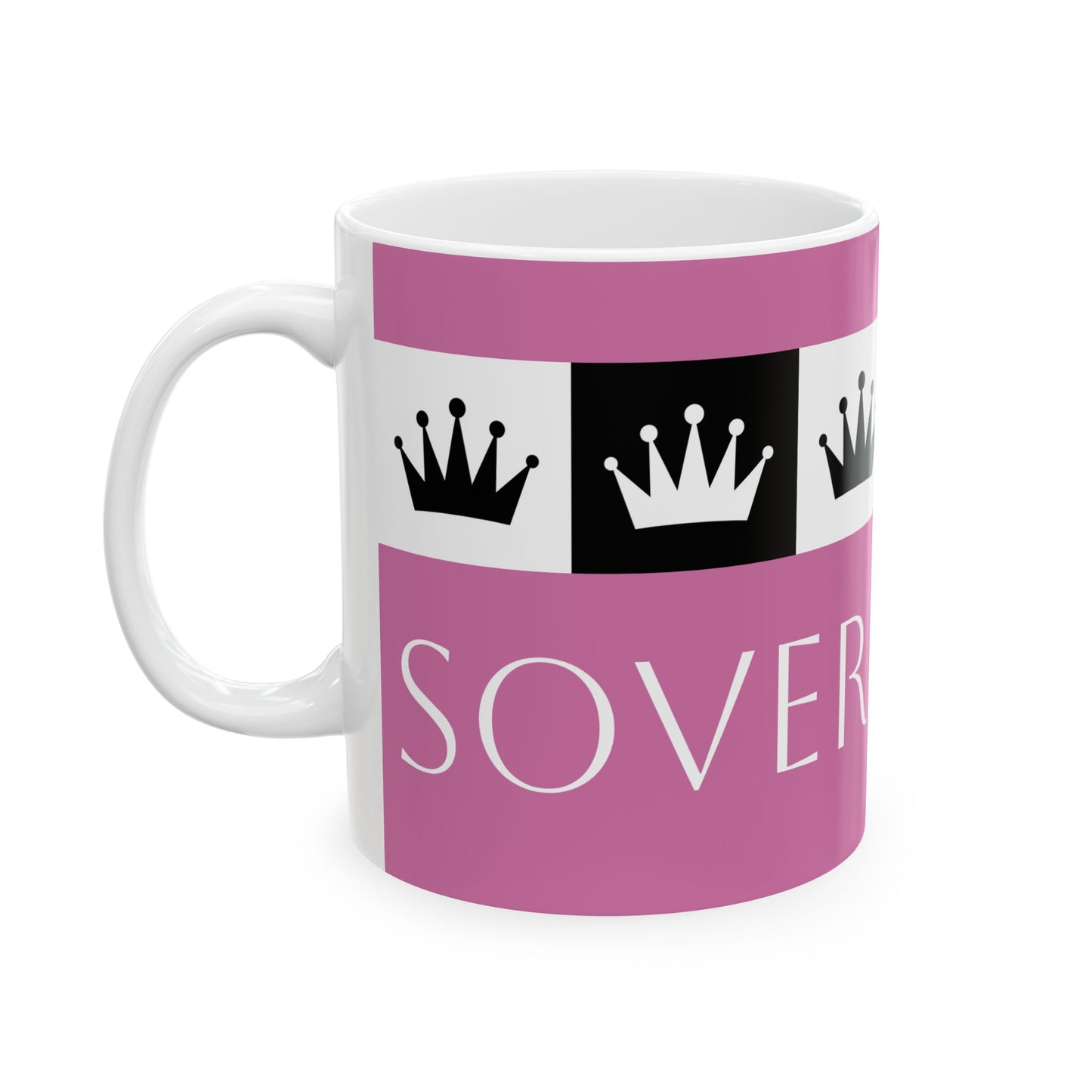 Sovereign AF - Pink Ceramic Mug, (11oz, 15oz)