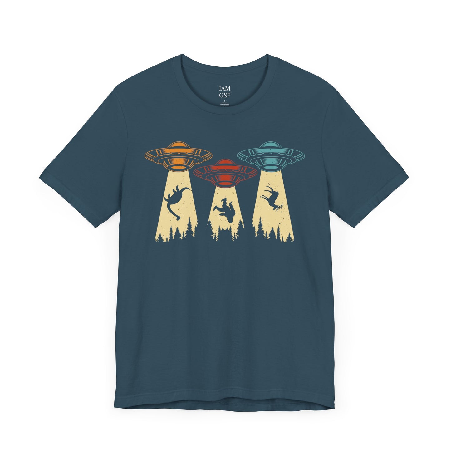 Beam Me Up - UFOs - Multi-Colors Unisex T-Shirt