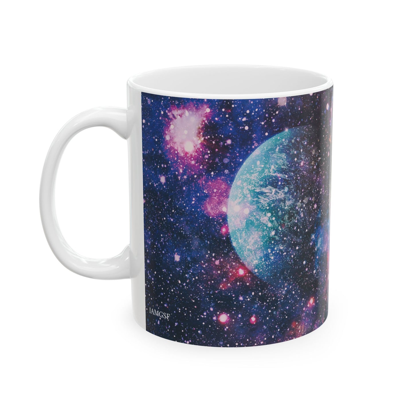 Psychedelic Rocket - "Not From Here" - Ceramic Mug, (11oz, 15oz)