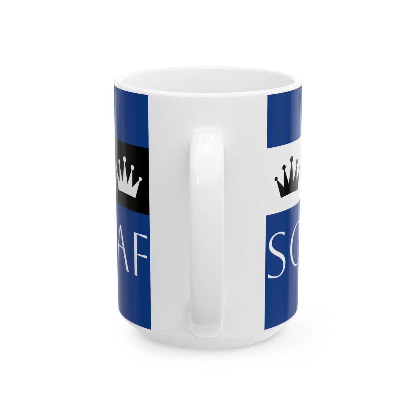 Sovereign AF - Dark Blue Ceramic Mug, (11oz, 15oz)