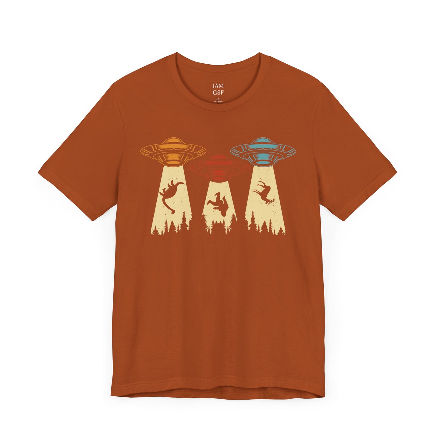 Beam Me Up - UFOs - Multi-Colors Unisex T-Shirt