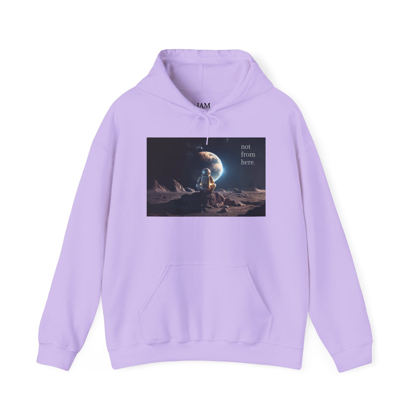 Astronaut Gazing - "Not From Here" - Multi-Colors Unisex Hoodie