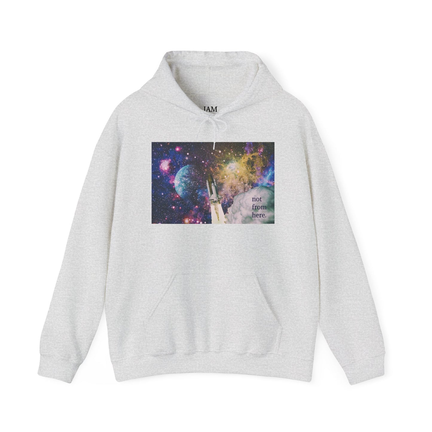 Psychedelic Rocket - "Not From Here" - Multi-Colors Unisex Hoodie