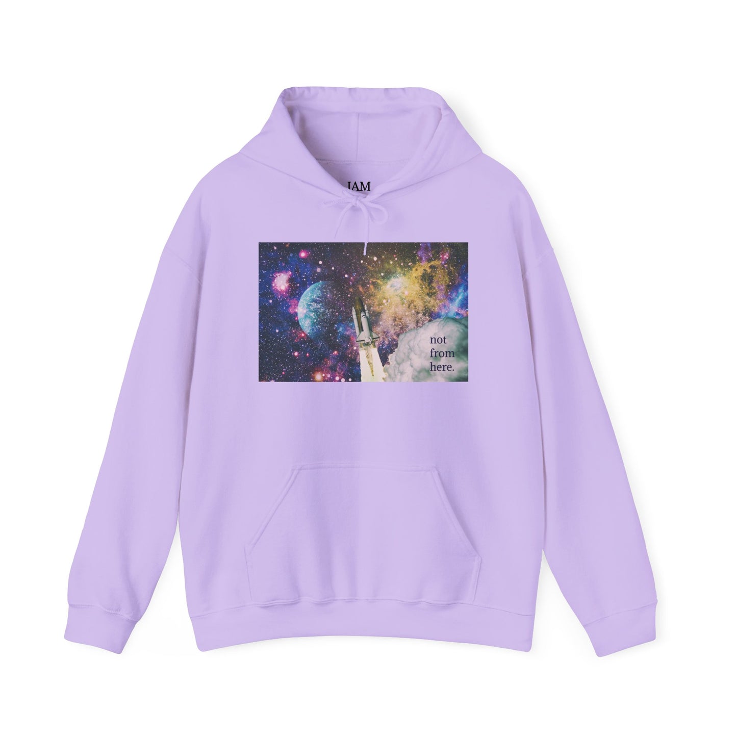 Psychedelic Rocket - "Not From Here" - Multi-Colors Unisex Hoodie