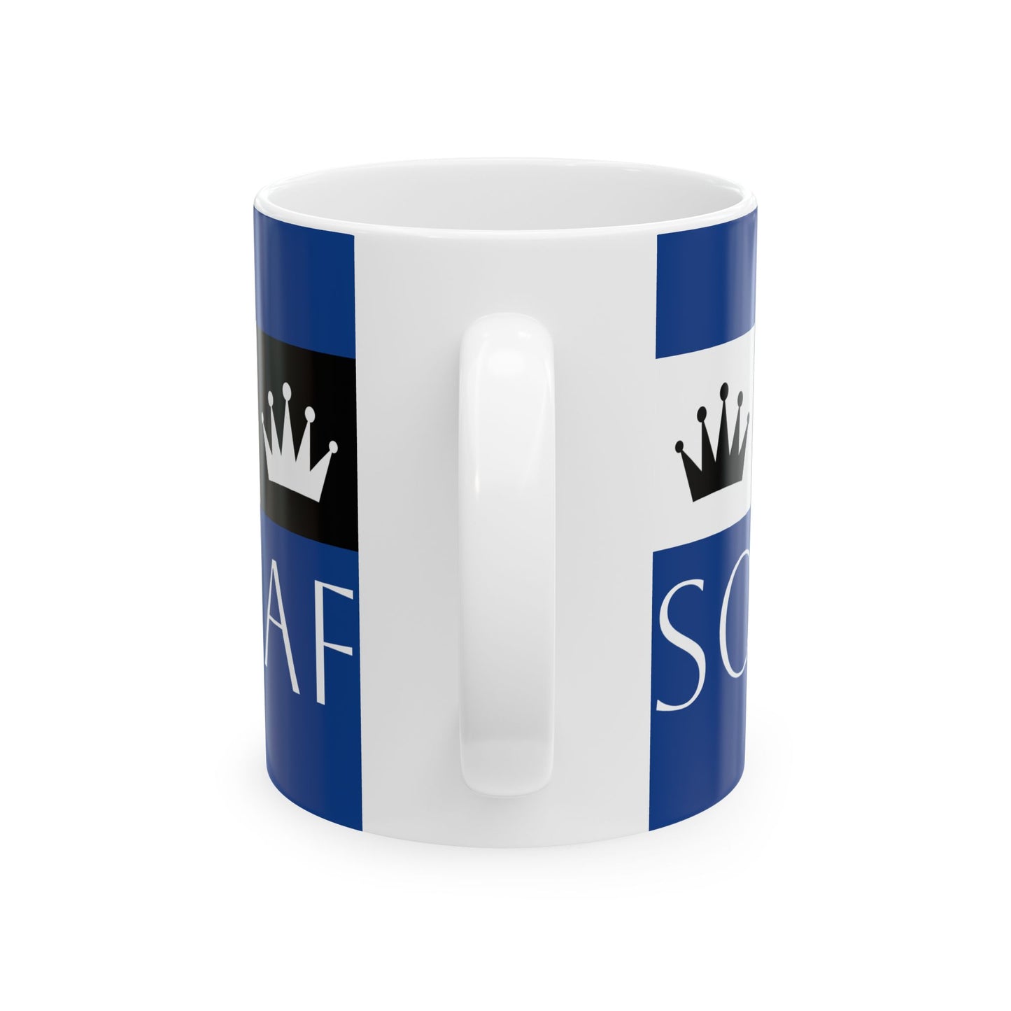 Sovereign AF - Dark Blue Ceramic Mug, (11oz, 15oz)