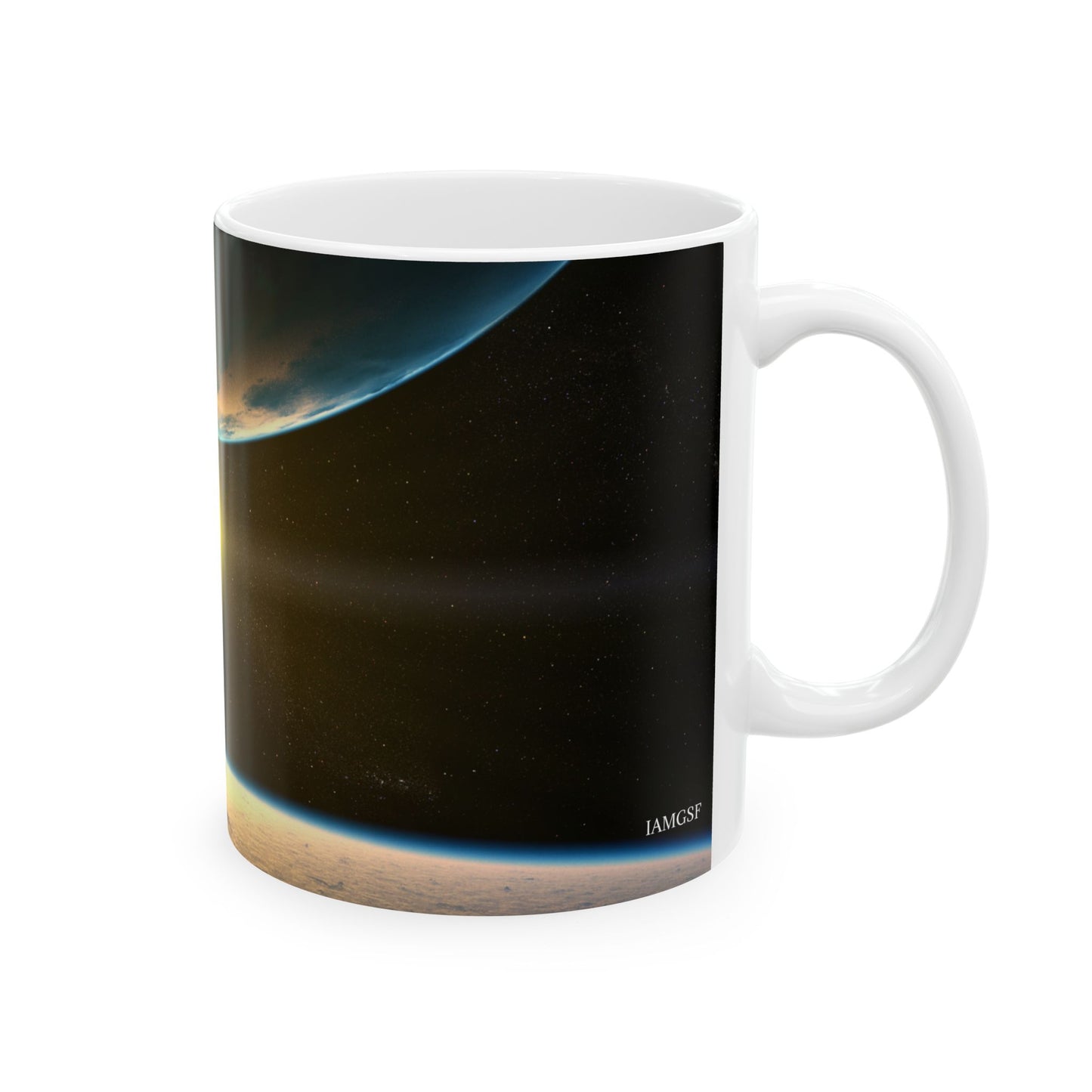 Outer Space - "Not From Here" - Ceramic Mug, (11oz, 15oz)