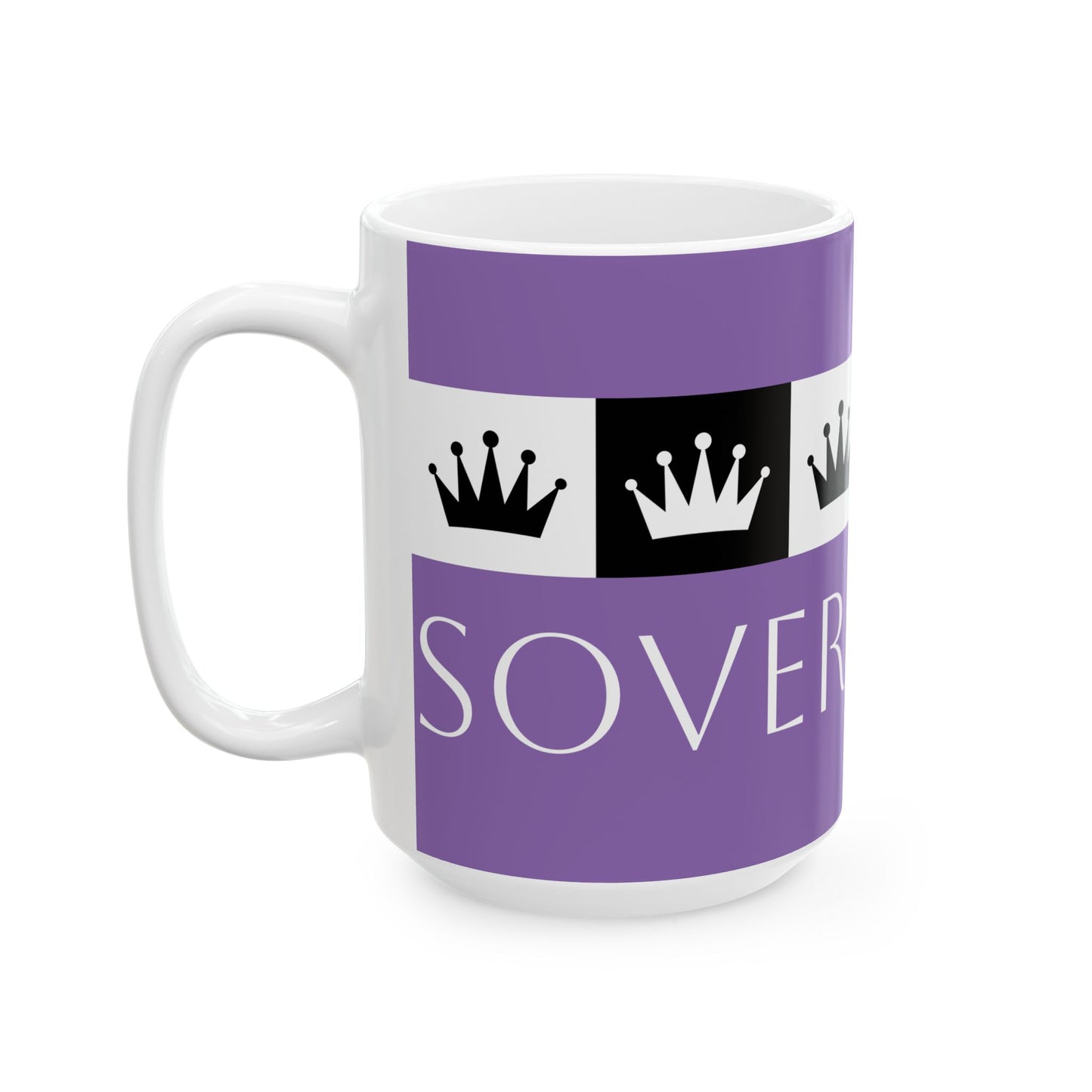 Sovereign AF - Purple Ceramic Mug, (11oz, 15oz)