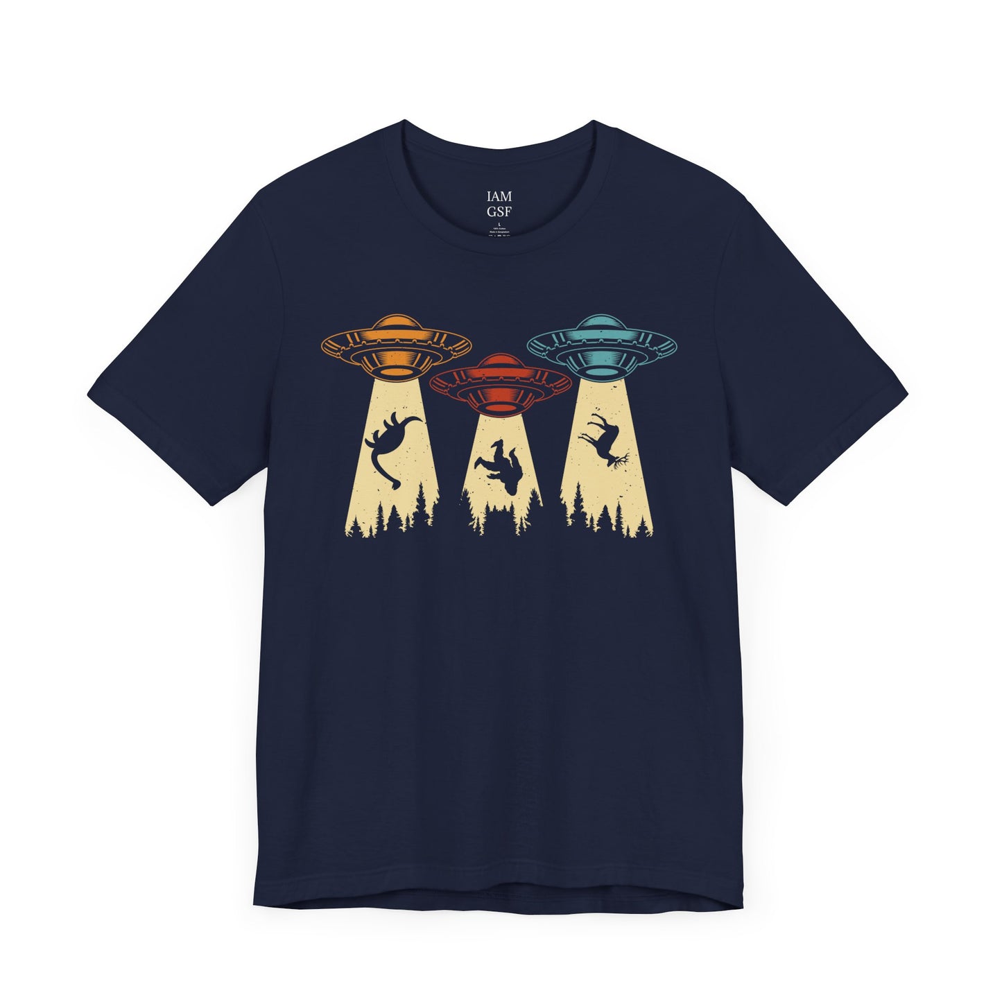 Beam Me Up - UFOs - Multi-Colors Unisex T-Shirt
