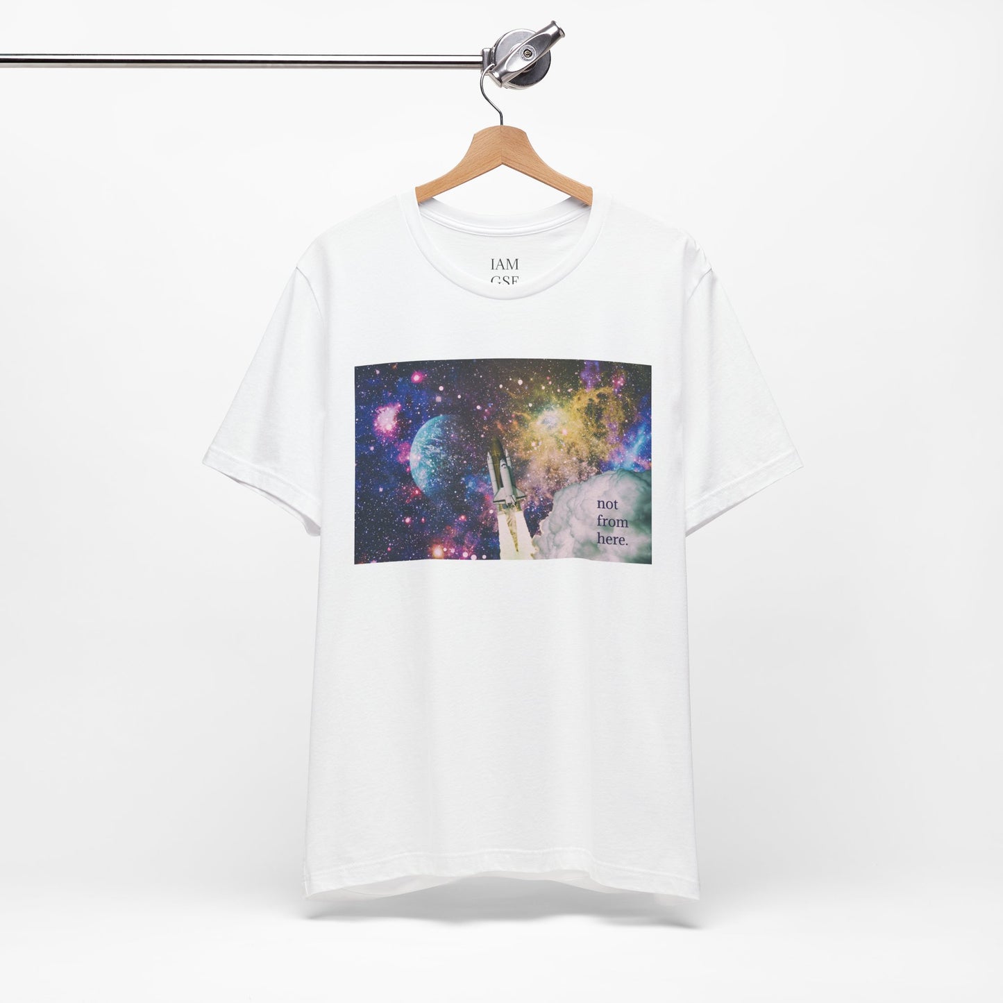 Psychedelic Rocket - "Not From Here" - Multi-Colors Unisex T-Shirt