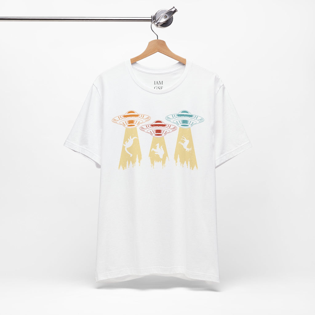 Beam Me Up - UFOs - Multi-Colors Unisex T-Shirt
