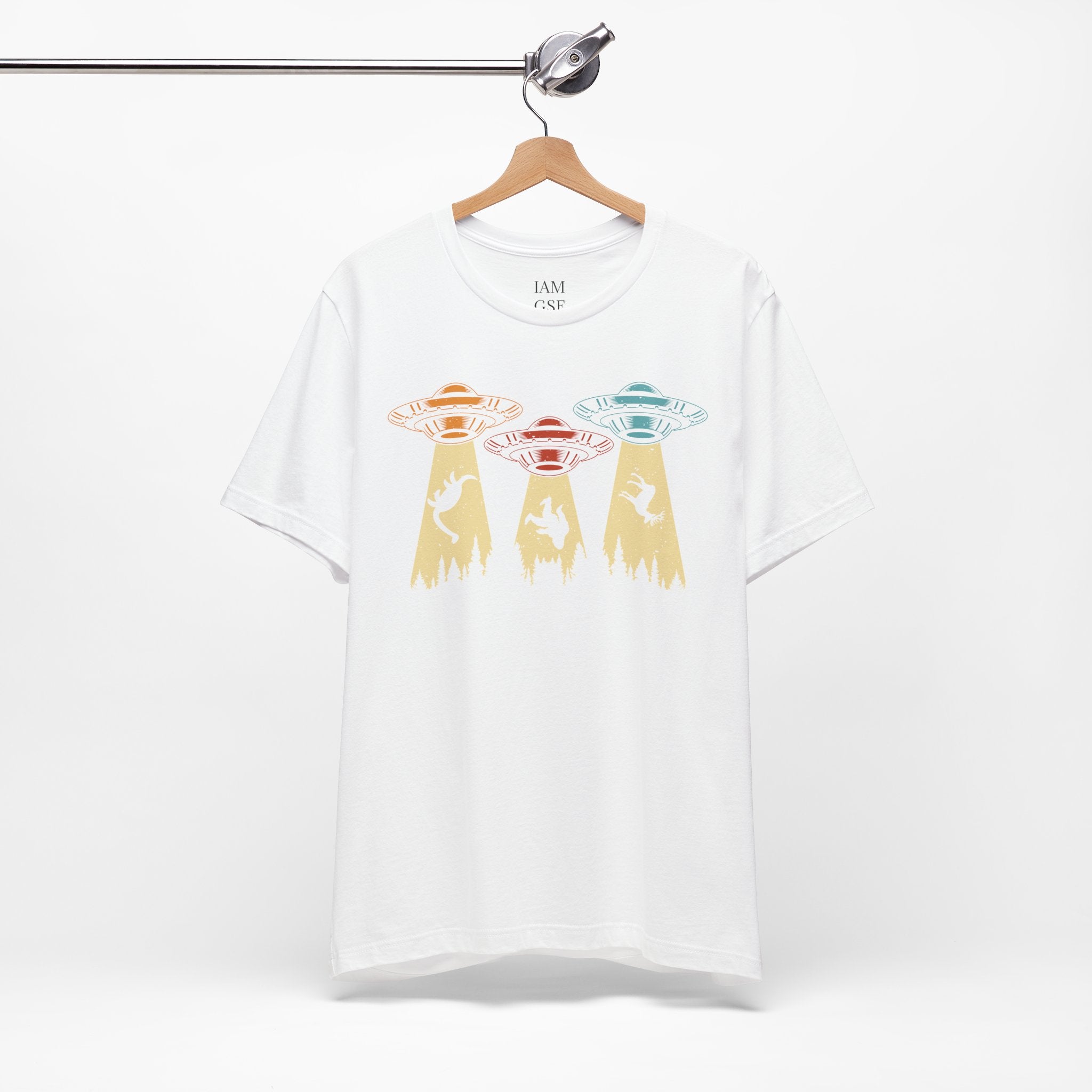 Beam Me Up - UFOs - Multi-Colors Unisex T-Shirt