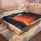Solitary Explorer Astronaut - Galactic Outer Space Blanket