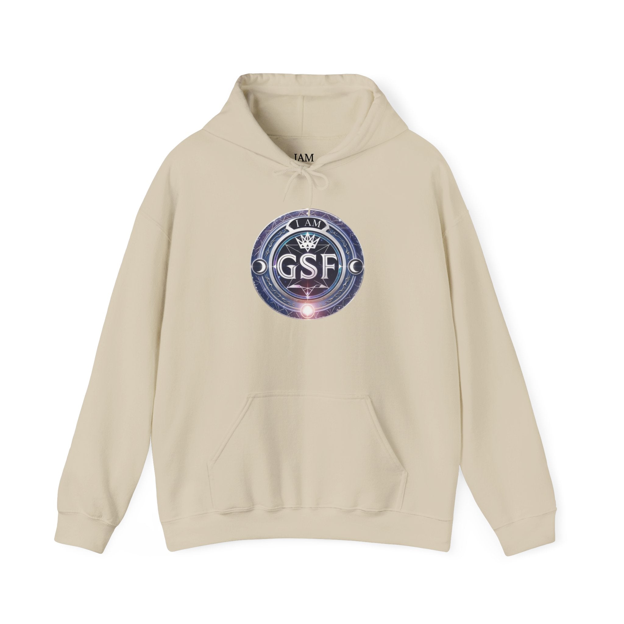 I AM God, Sovereign, Free Emblem - Multi-Colors Unisex Hoodie