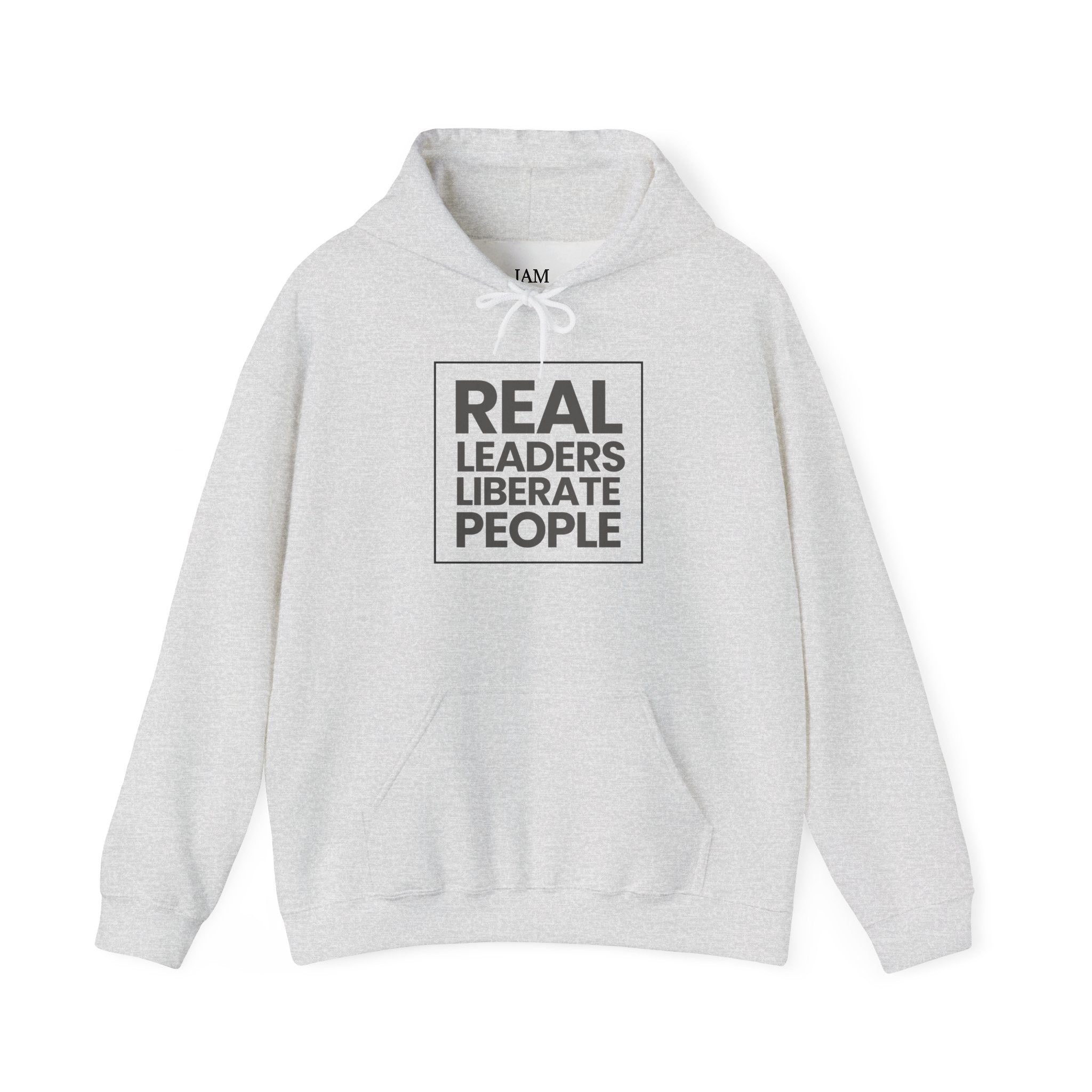 Real Leaders Liberate People - SQUARE - Gildon Unisex Hoodie